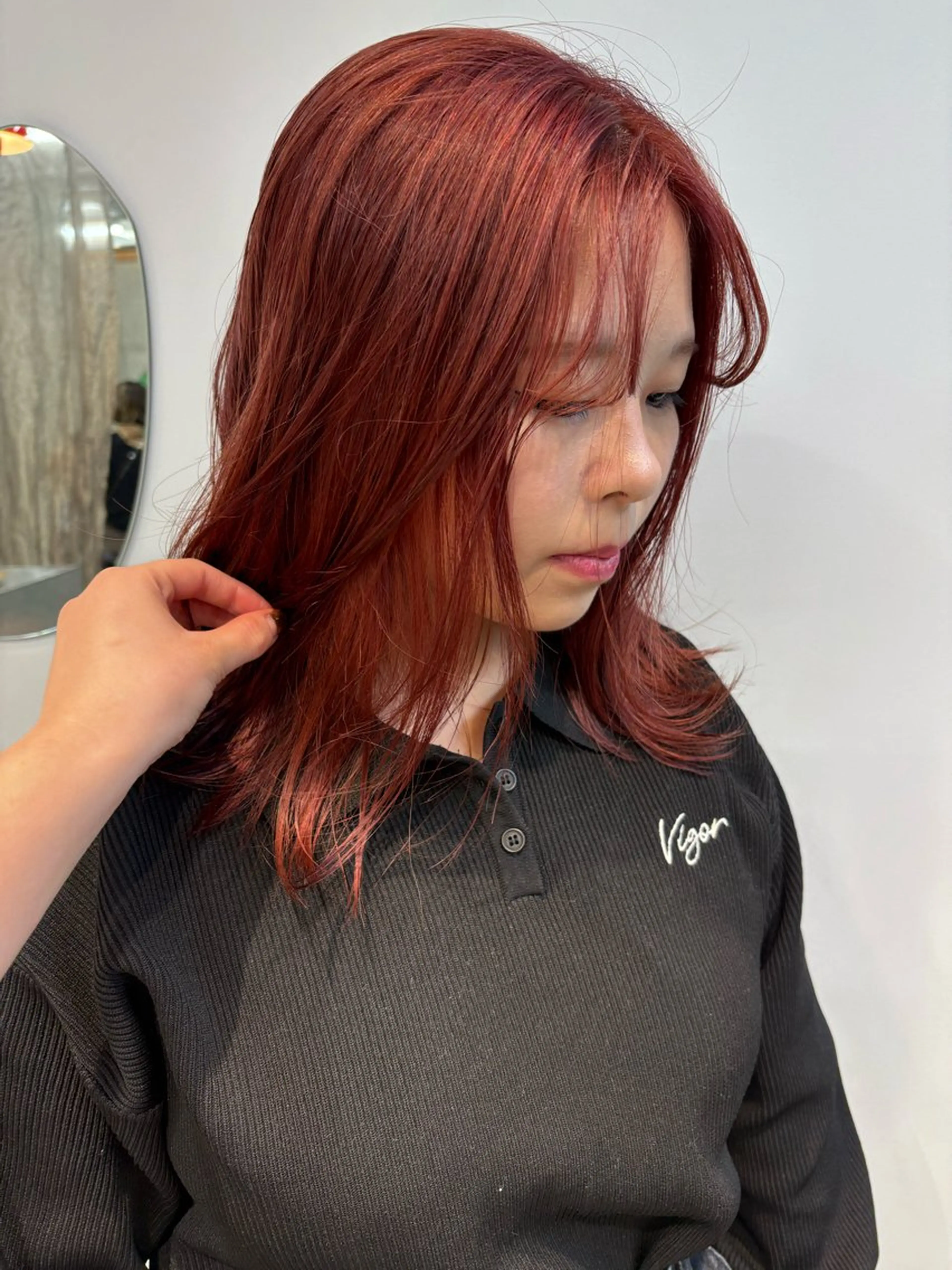 ミディアム カラー é.dit tokyo所属・🍀チナ tina🍀のヘアスタイル