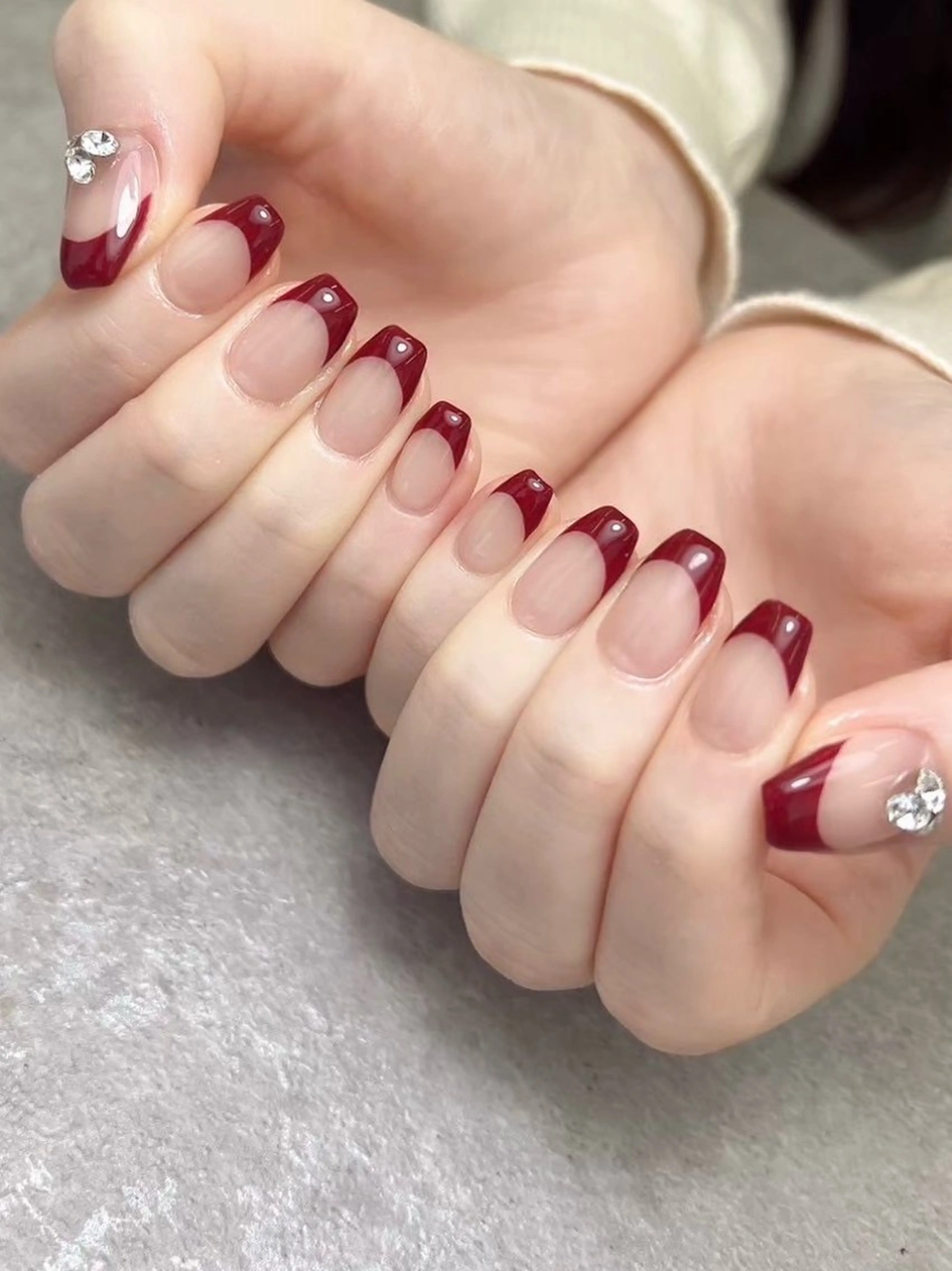 ‎🤍12月限定‎練習モデル🤍【オフなし】HANDフレンチ˖˚˳⌖の写真