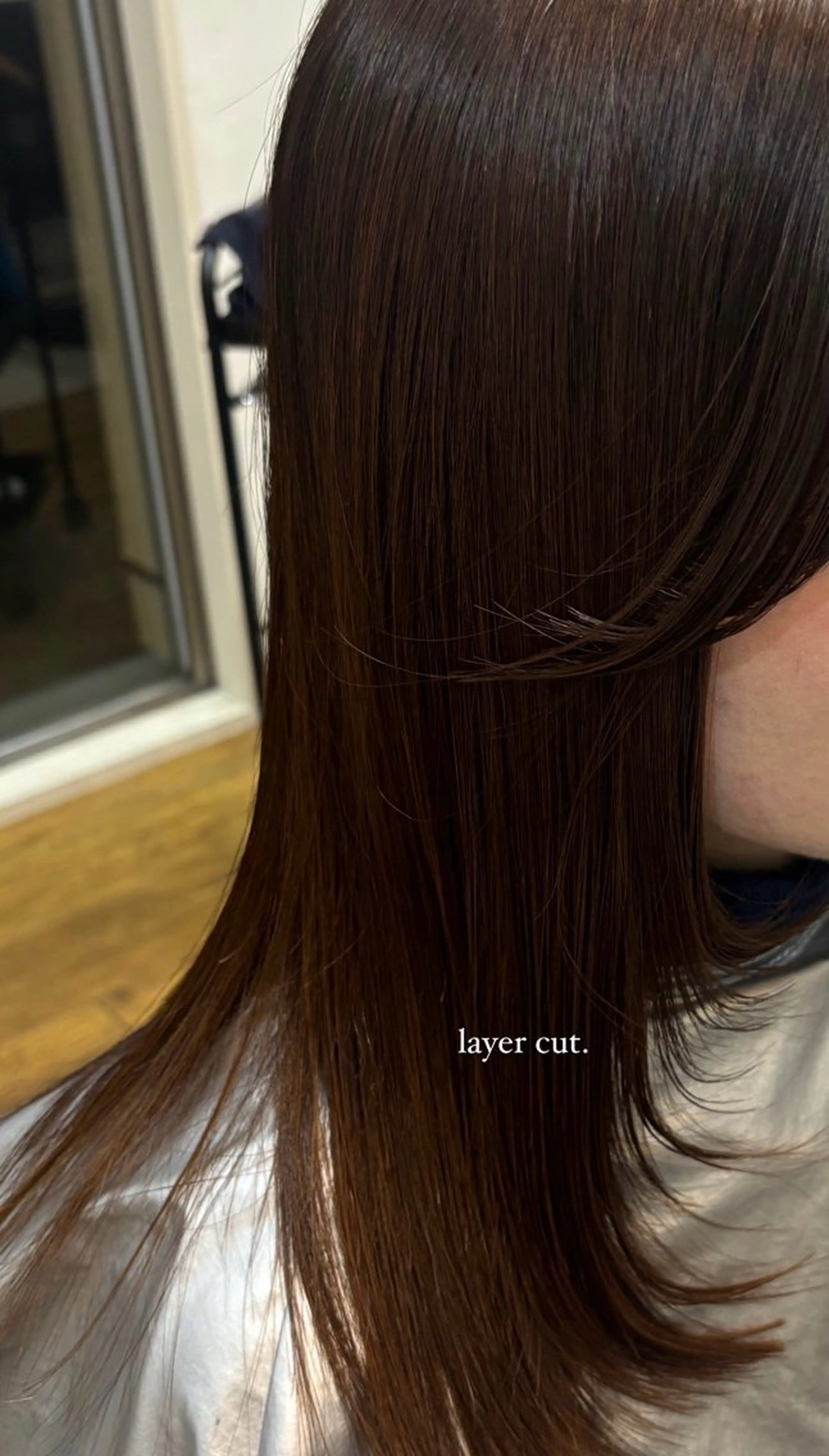 ミディアム reborn店長 🤍リルのヘアスタイル