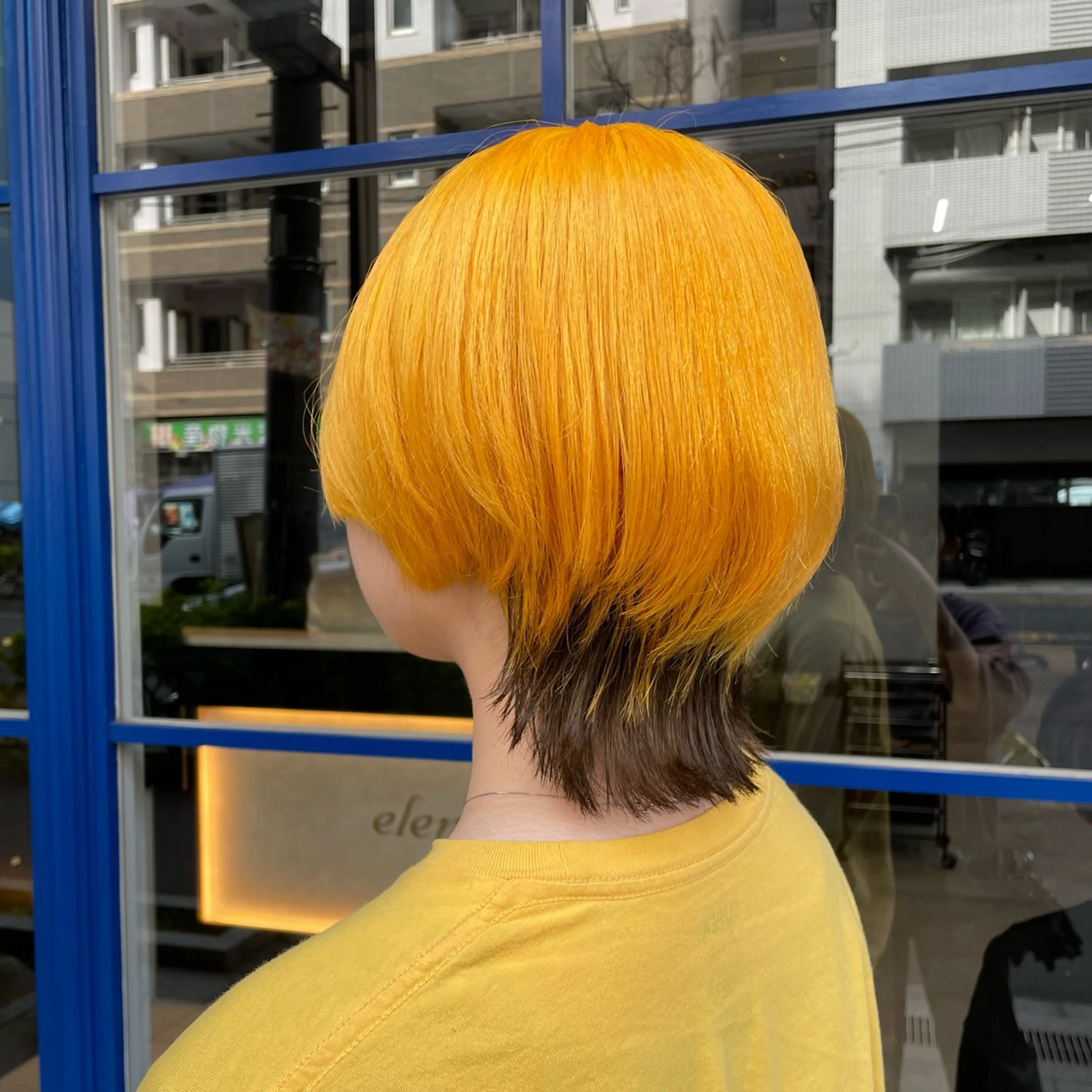 ミディアム カット ヘアカラー 🫧艶髪/ブリーチ 🐳honami🫧のヘアスタイル