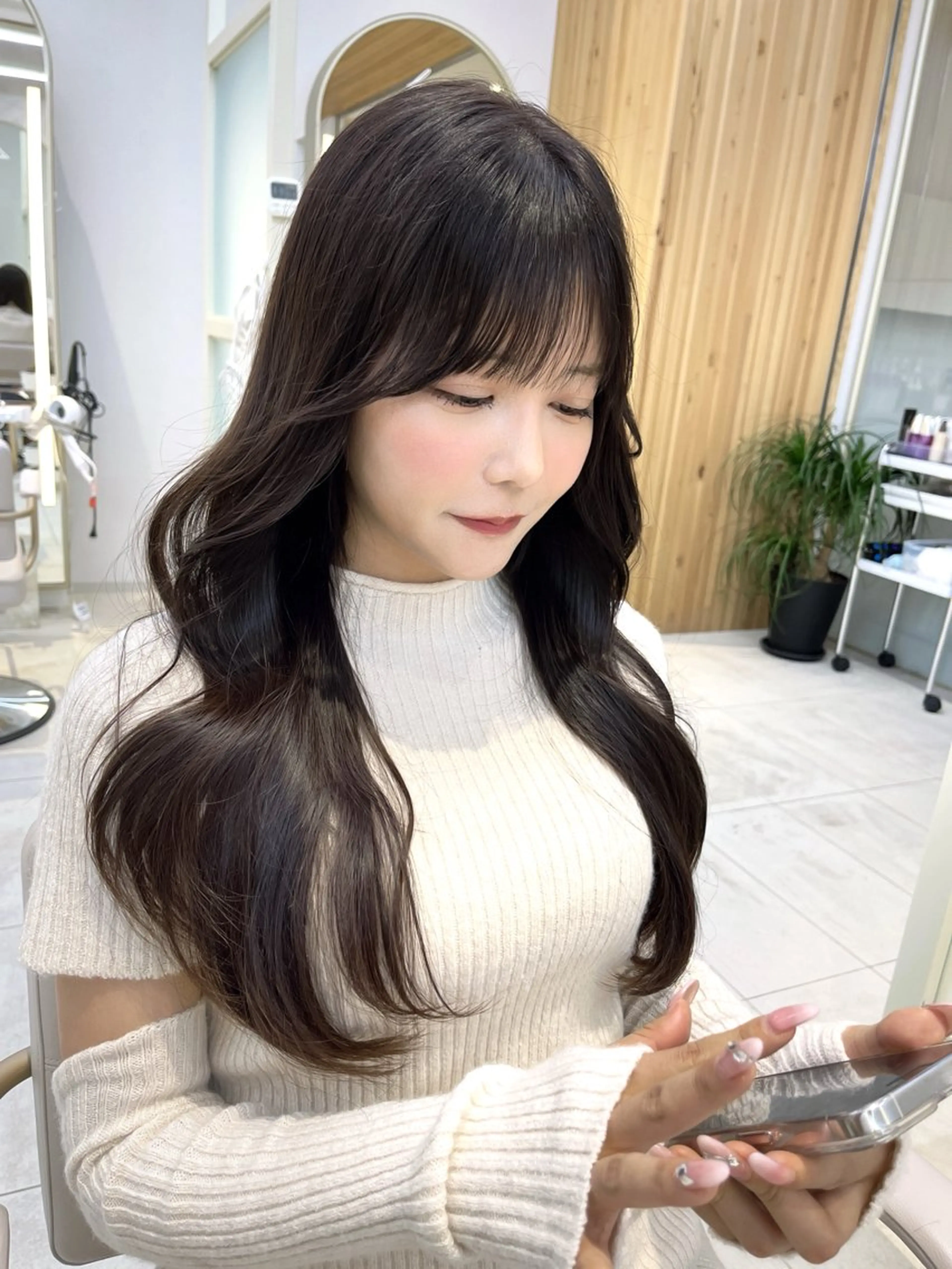 ロング カラー トイロ武蔵小杉所属・ナチュラル韓国ヘア 🇰🇷塚田凌太のヘアスタイル