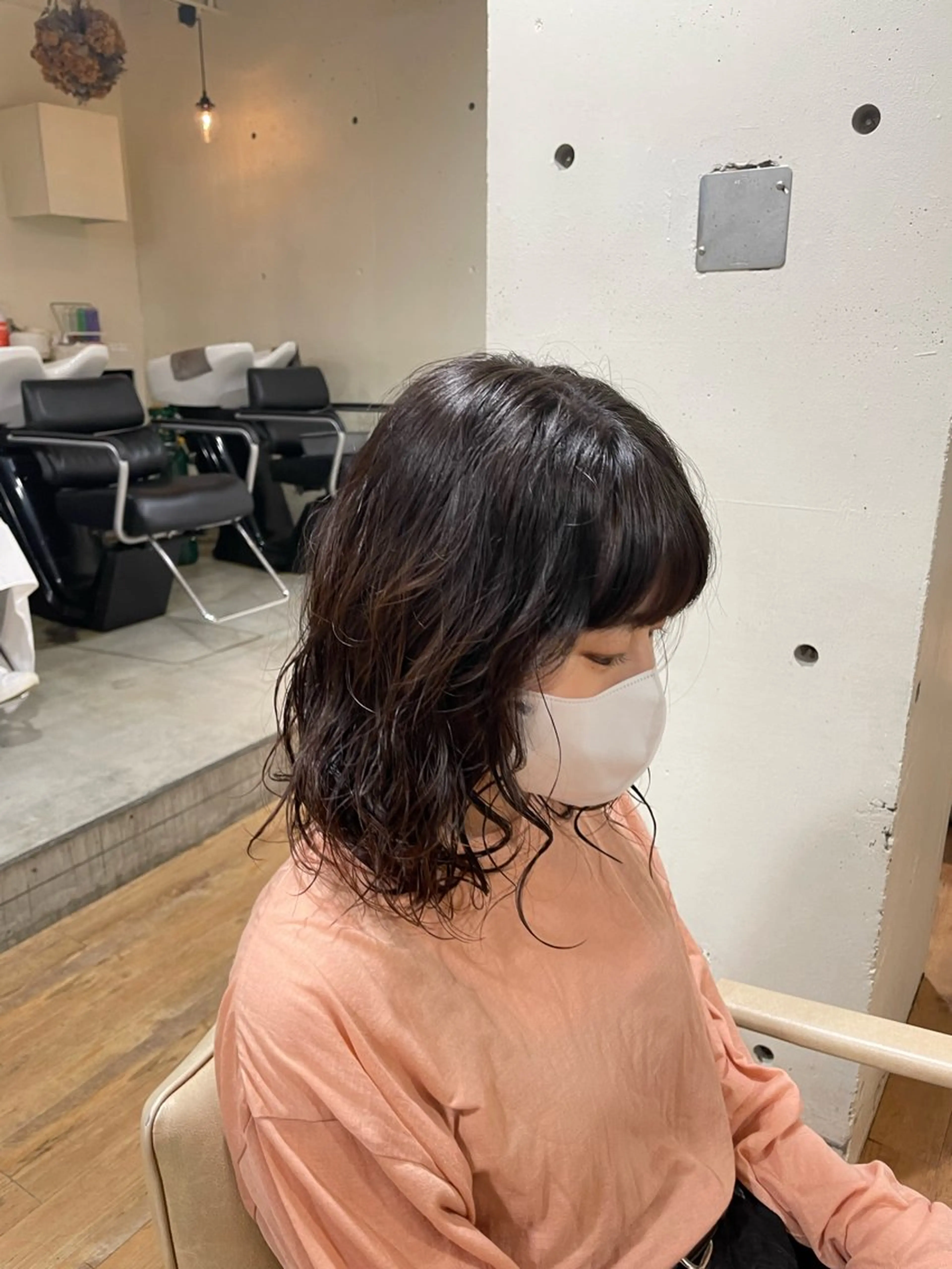 ミディアム パーマ YUKI 新宿 カット/パーマのヘアスタイル