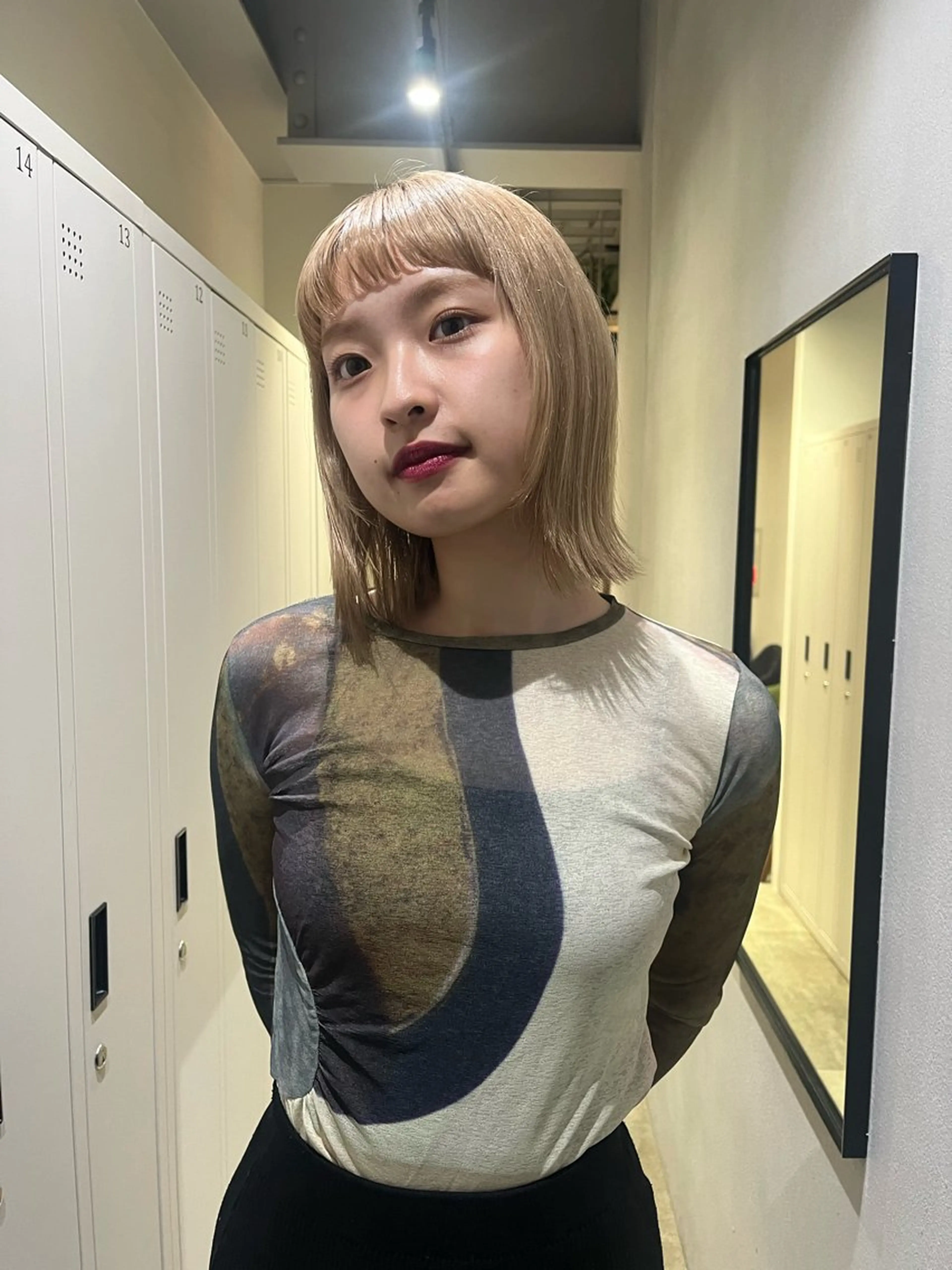 ミディアム トリートメント saki‪🌱‬♡ /ボブ/透明感カラーのヘアスタイル