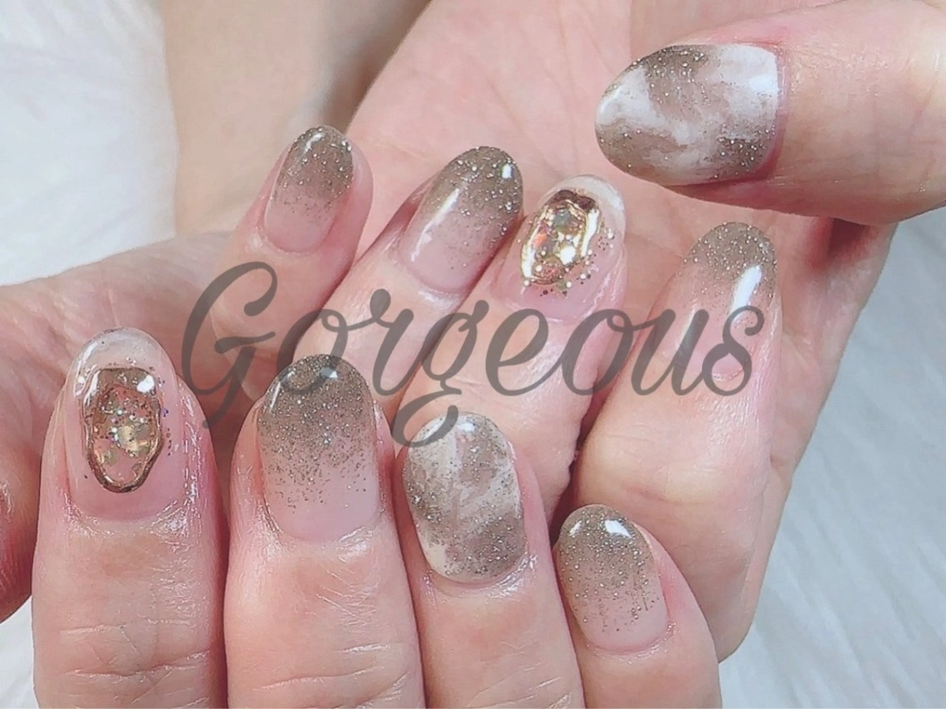 ネイル Gorgeous nail&school所属・♡ KURIN♡のネイルデザイン