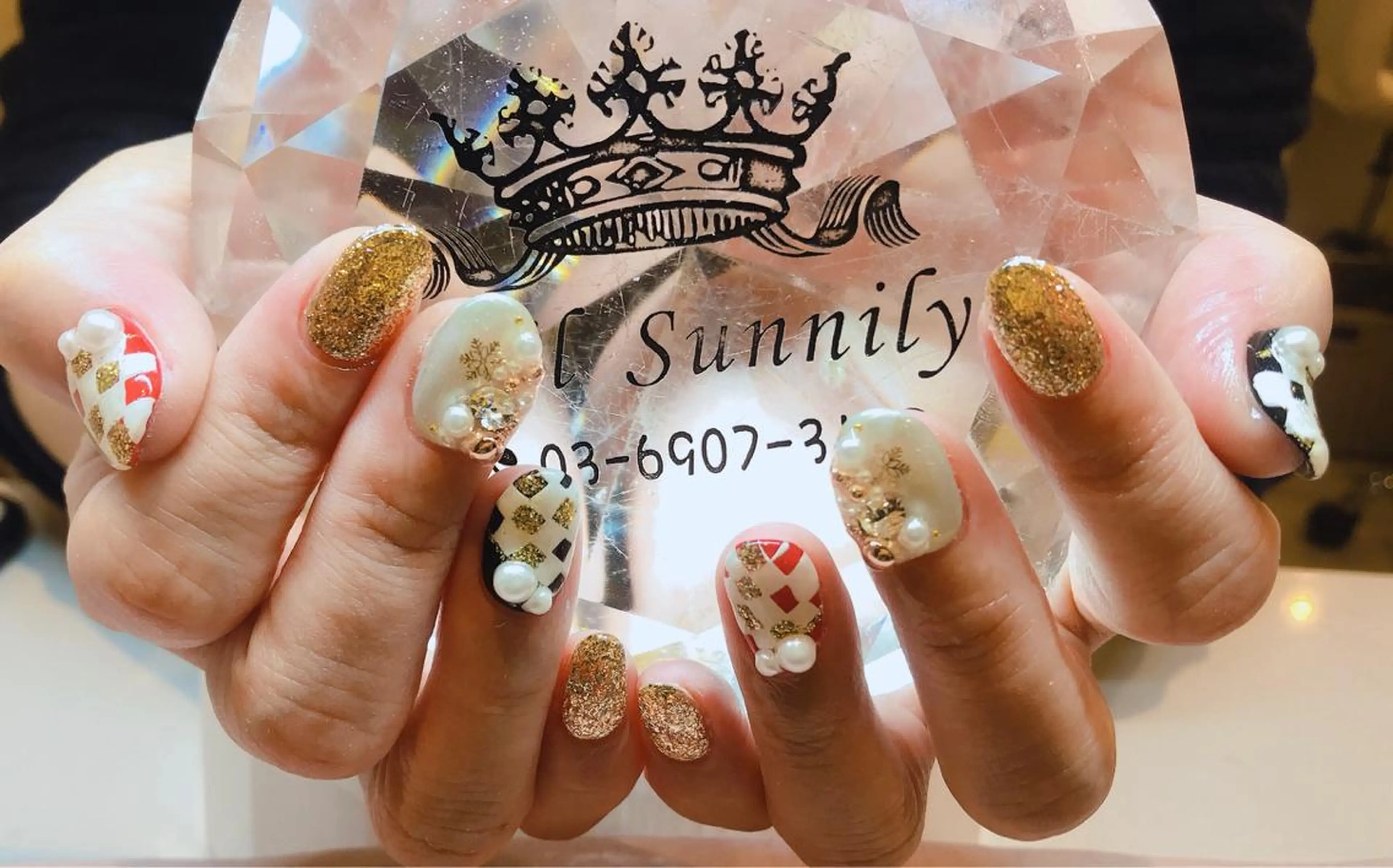 ネイル 長さだし専門店 M2　rikaのネイルデザイン