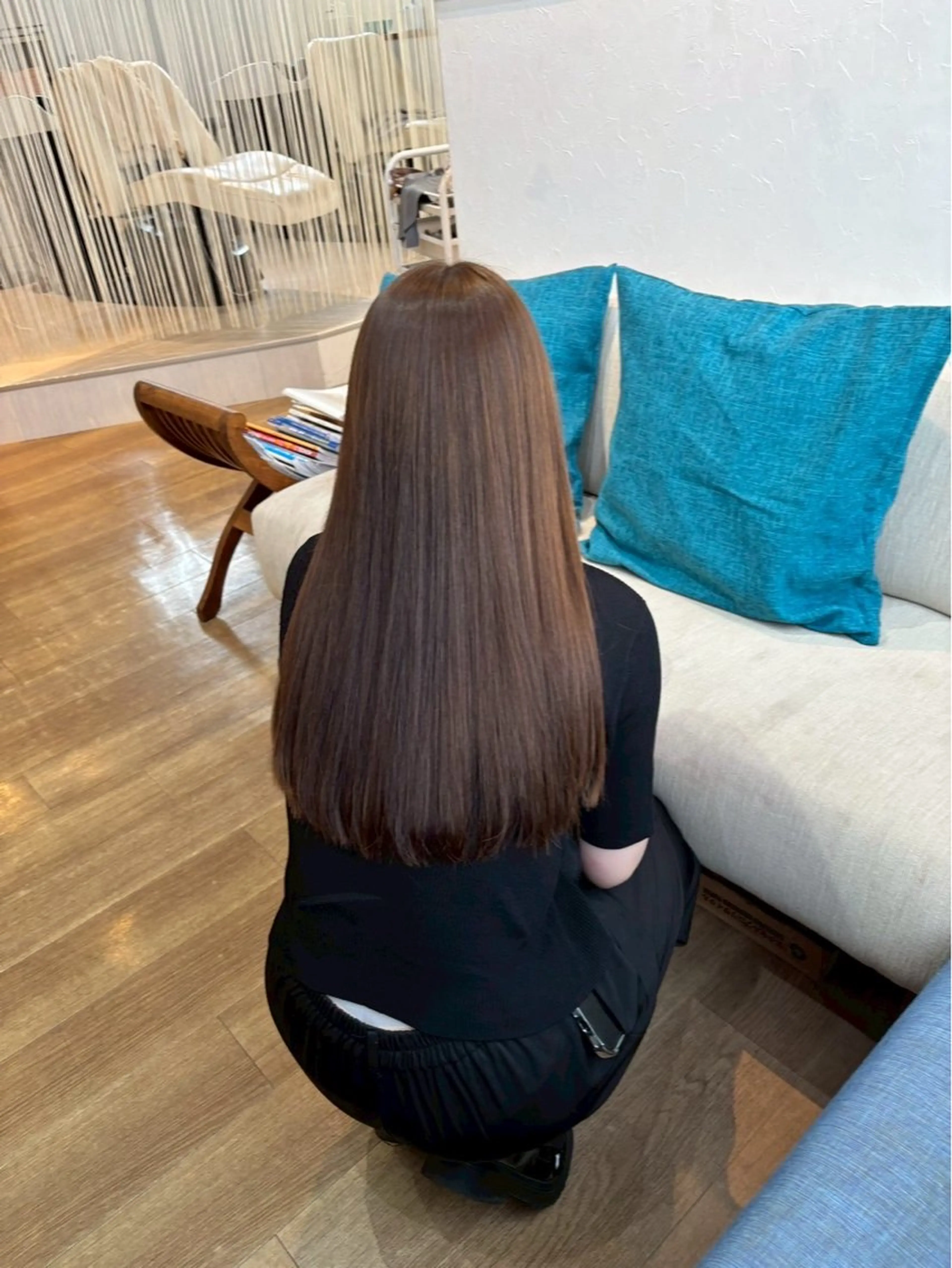 ロング カラー トリートメント カット ヘアカラー トリートメント RINNO🌷艶髪/ 艶カラーのヘアスタイル