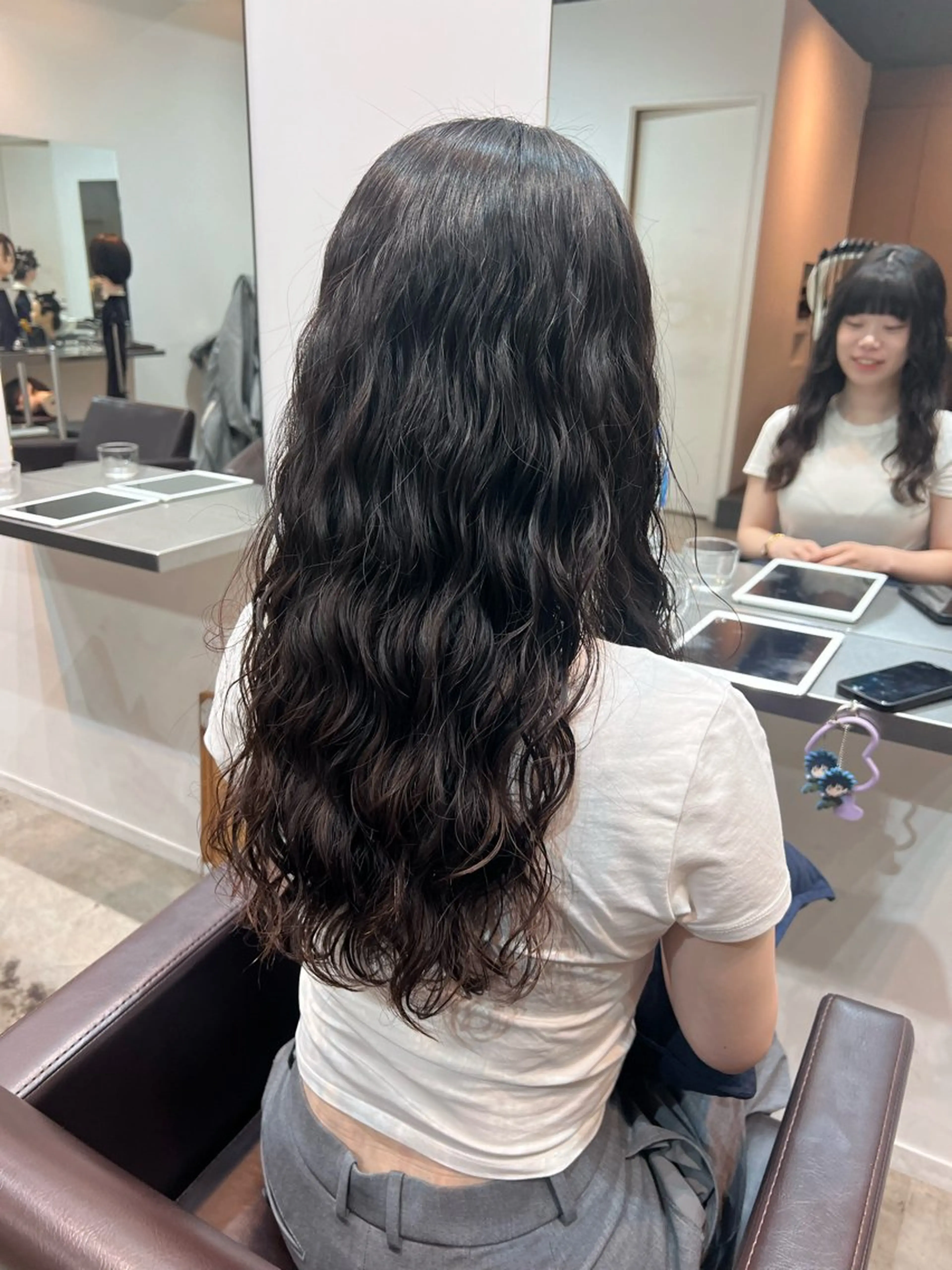 ロング カット ヘアカラー トリートメント デジタルパーマ/ ウェーブパーマ/神野のヘアスタイル