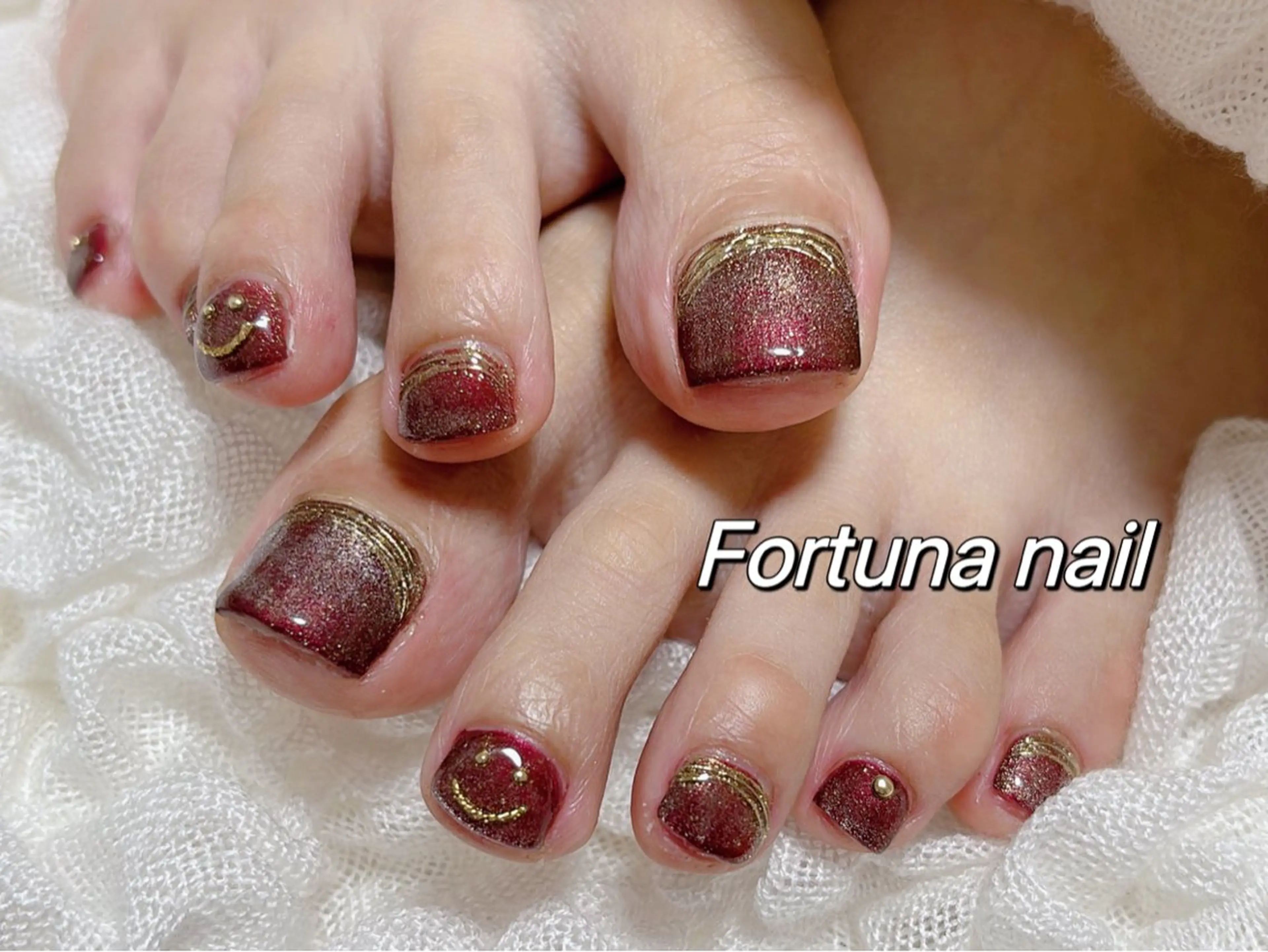 ネイル フットネイル Nail •Head スパFortunaのネイルデザイン