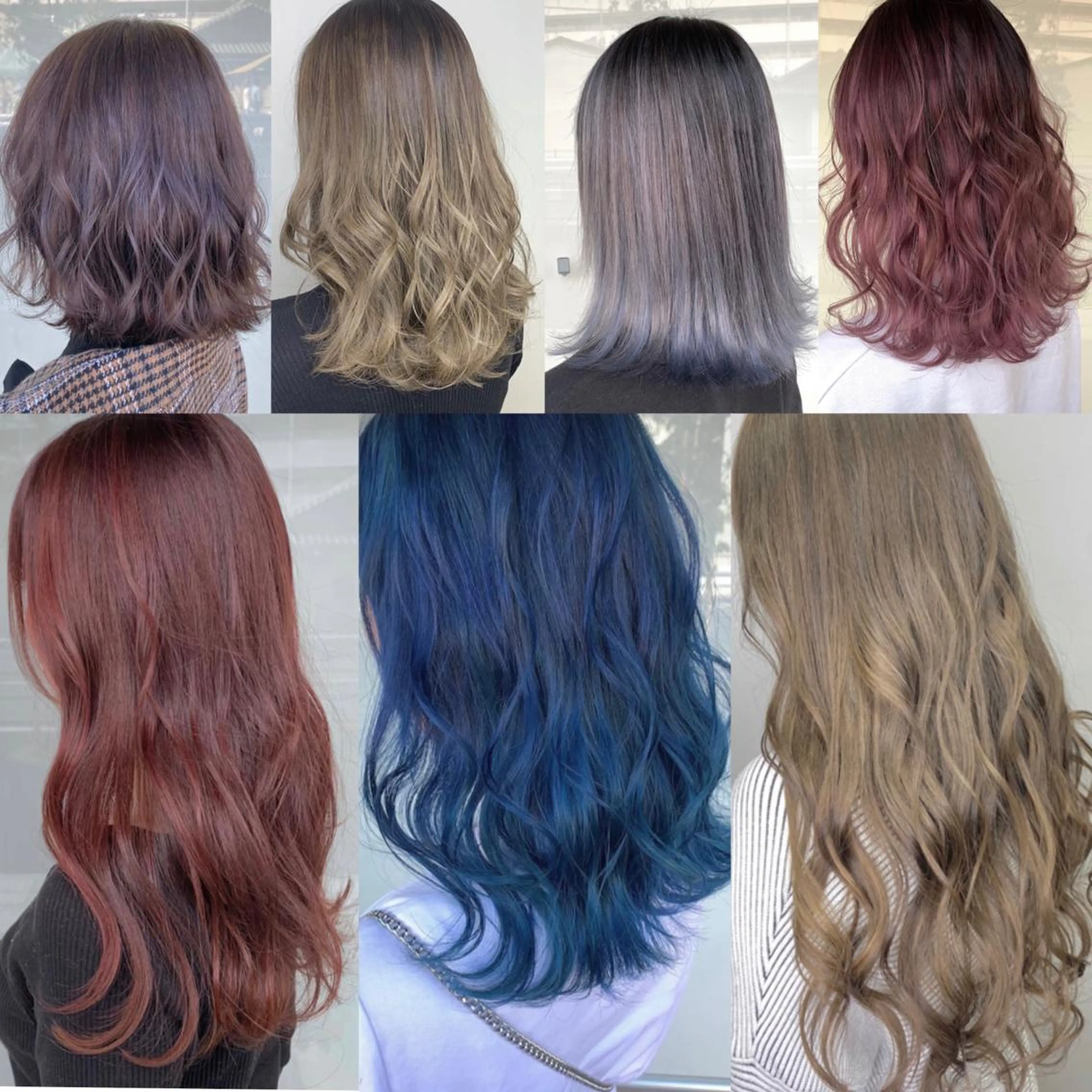 セミロング ヘアカラー 🫧艶髪カラー🫧 森本くるみのヘアスタイル