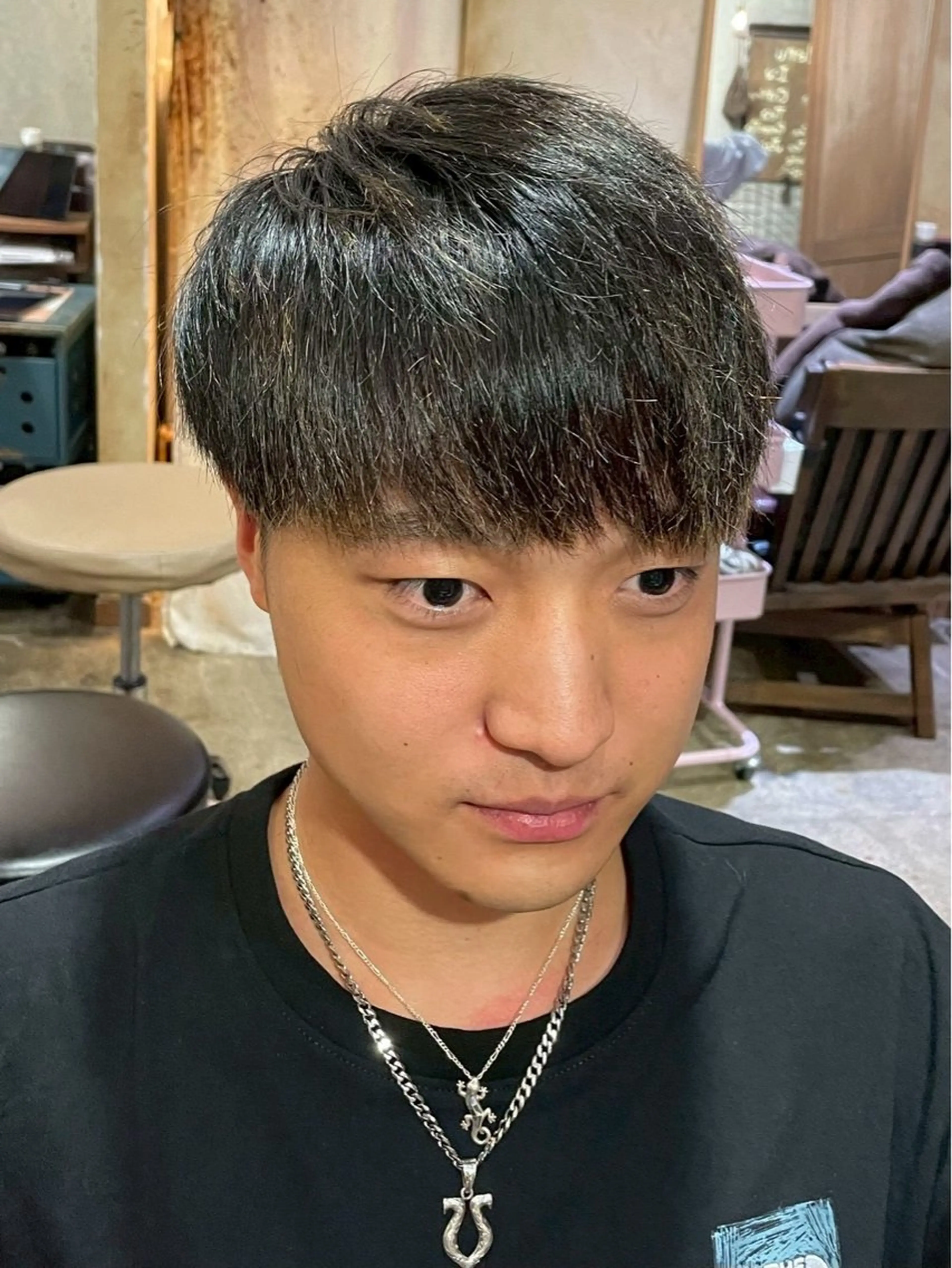 メンズ カット メンズ/ハイトーン 【yoshiki】のヘアスタイル