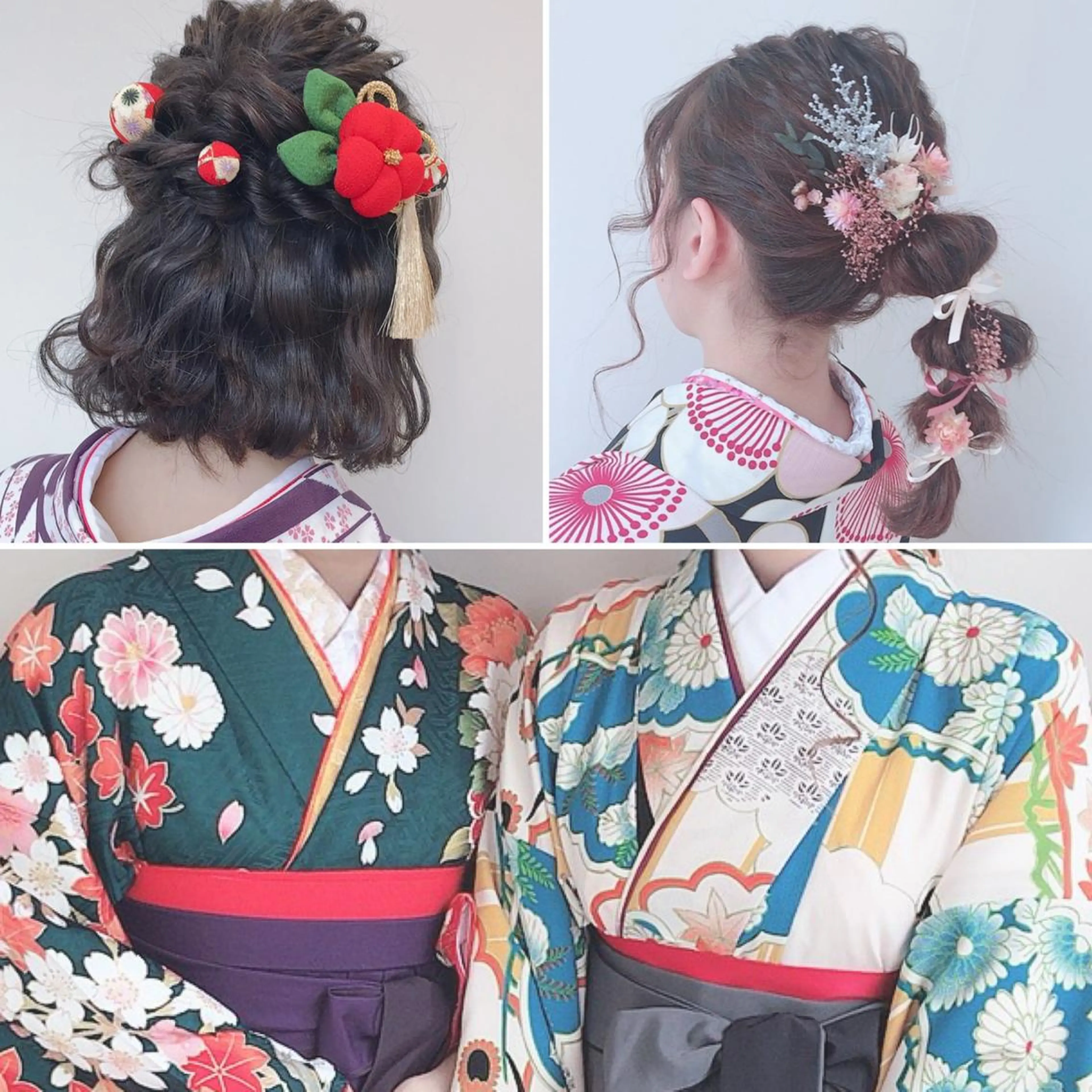 着付け 顔まわり‎🤍小顔 カット🤍みさきのヘアスタイル