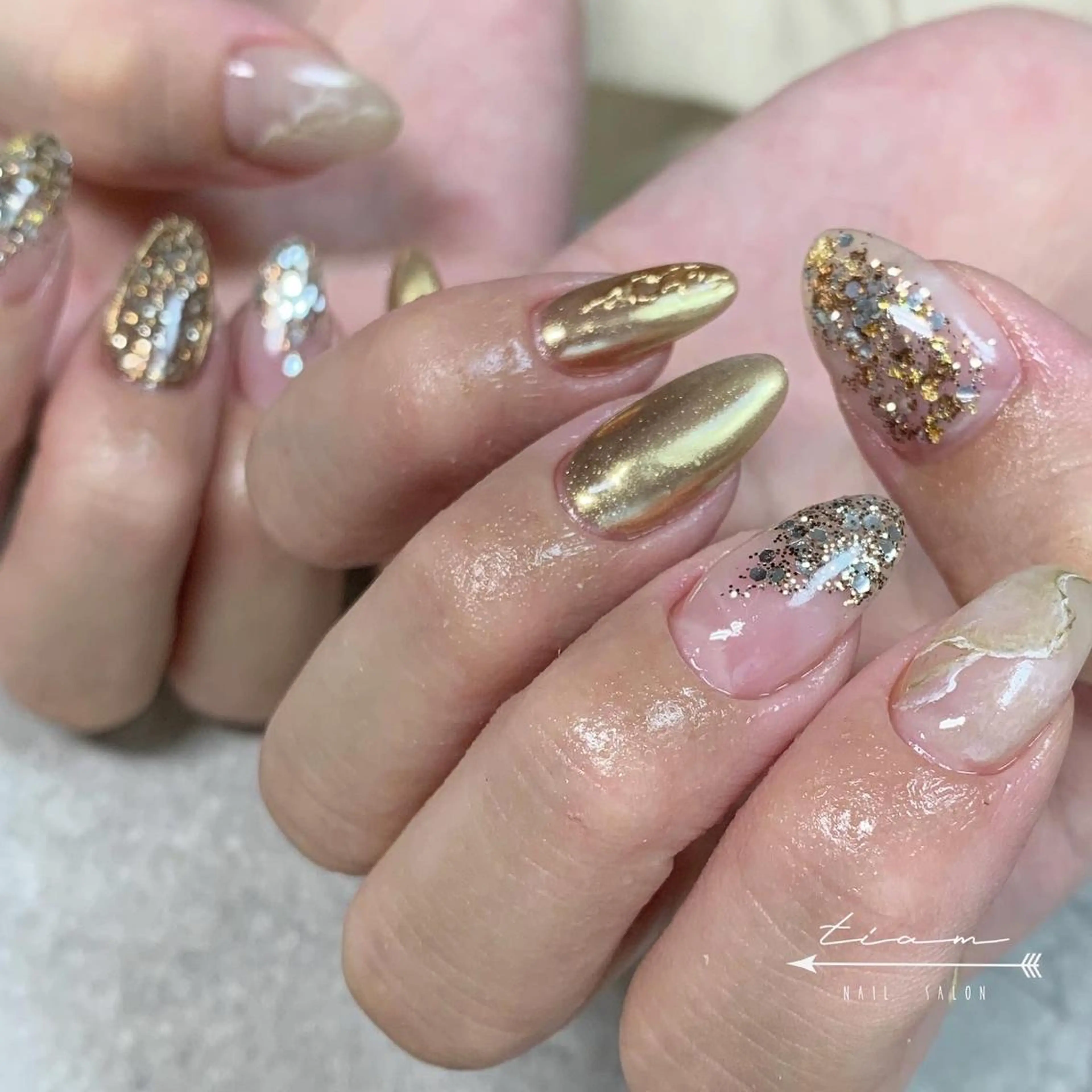 ネイル 𝑡𝑖𝑎𝑚𓂃 きむらゆきののネイルデザイン