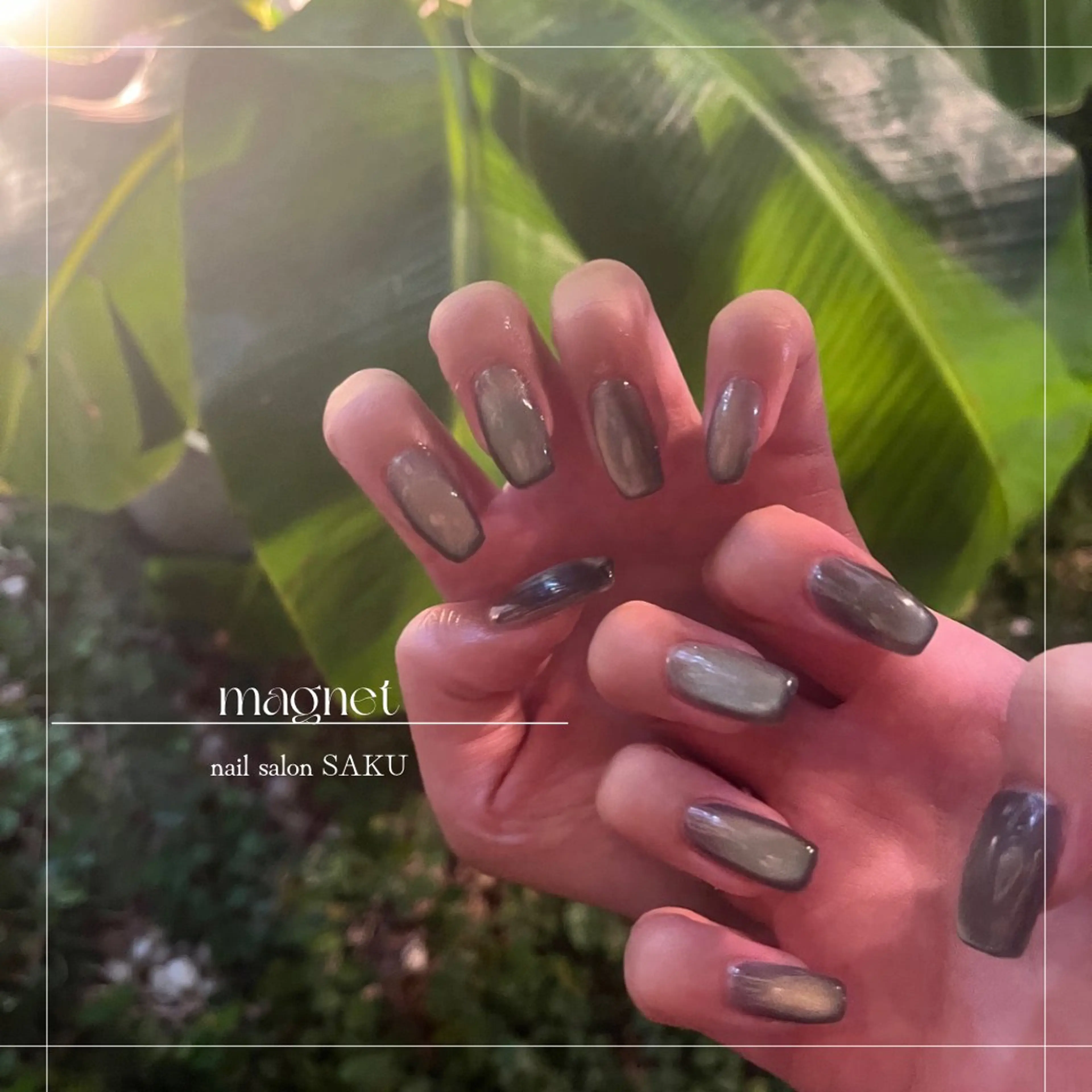 ネイル ニュアンスネイル シンプルネイル ハンドネイル SAKU  nail[サクネイル]所属・SAKU nail 作島茜のネイルデザイン