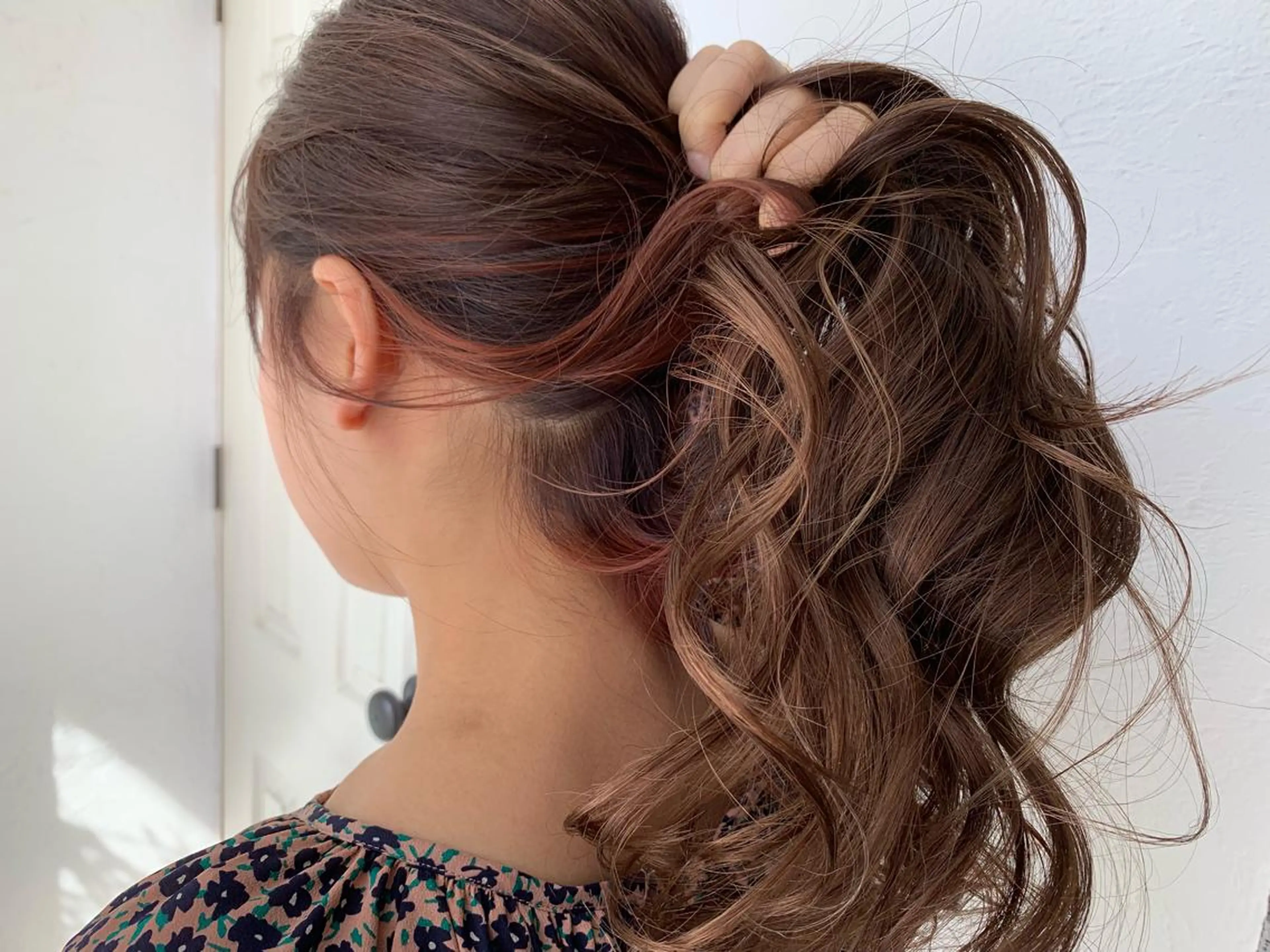 ロング カラー カット ヘアカラー fio マナミのヘアスタイル