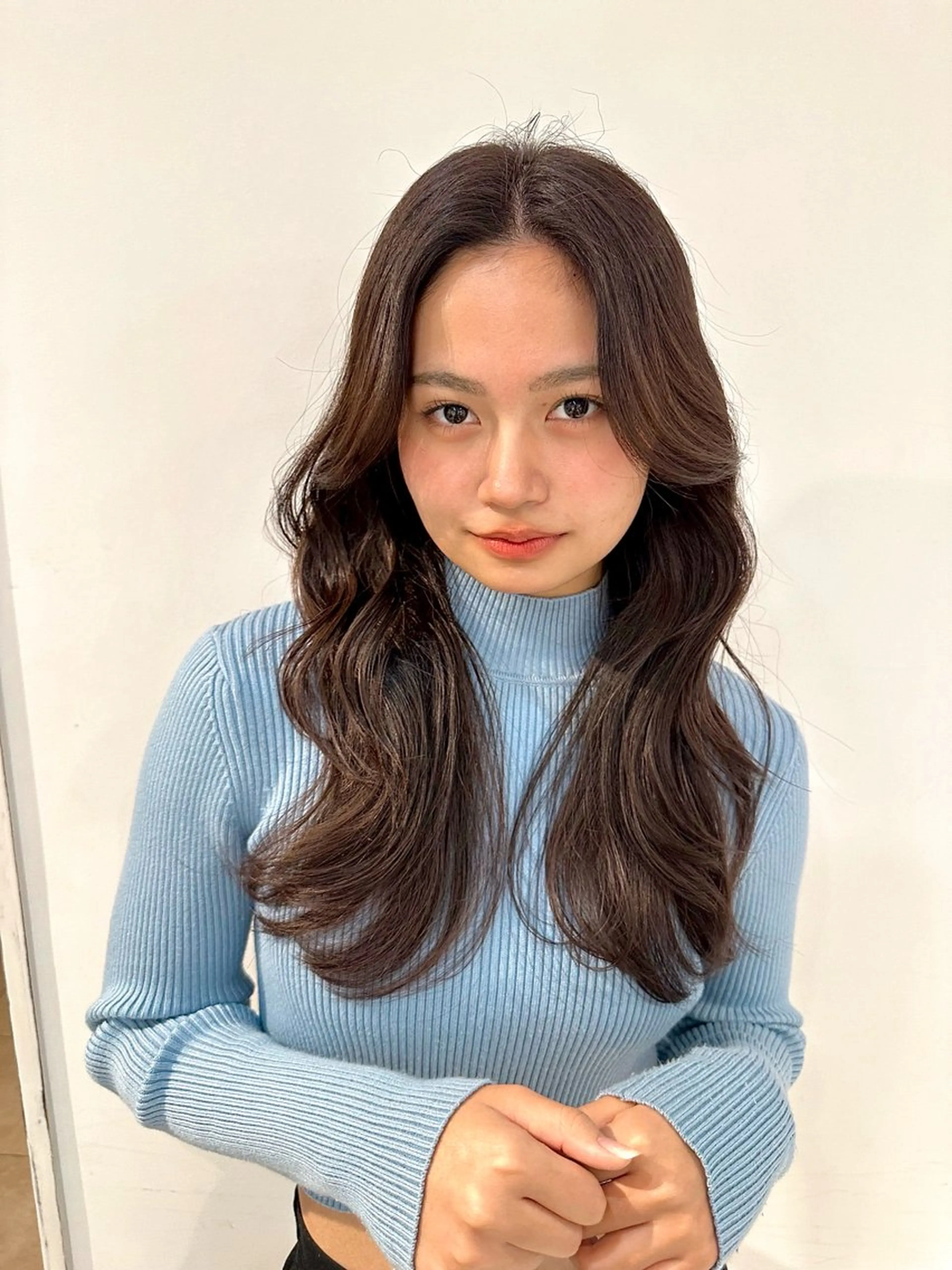 ロング カラー カット ヘアカラー トリートメント 大人可愛いヘア 大田のヘアスタイル