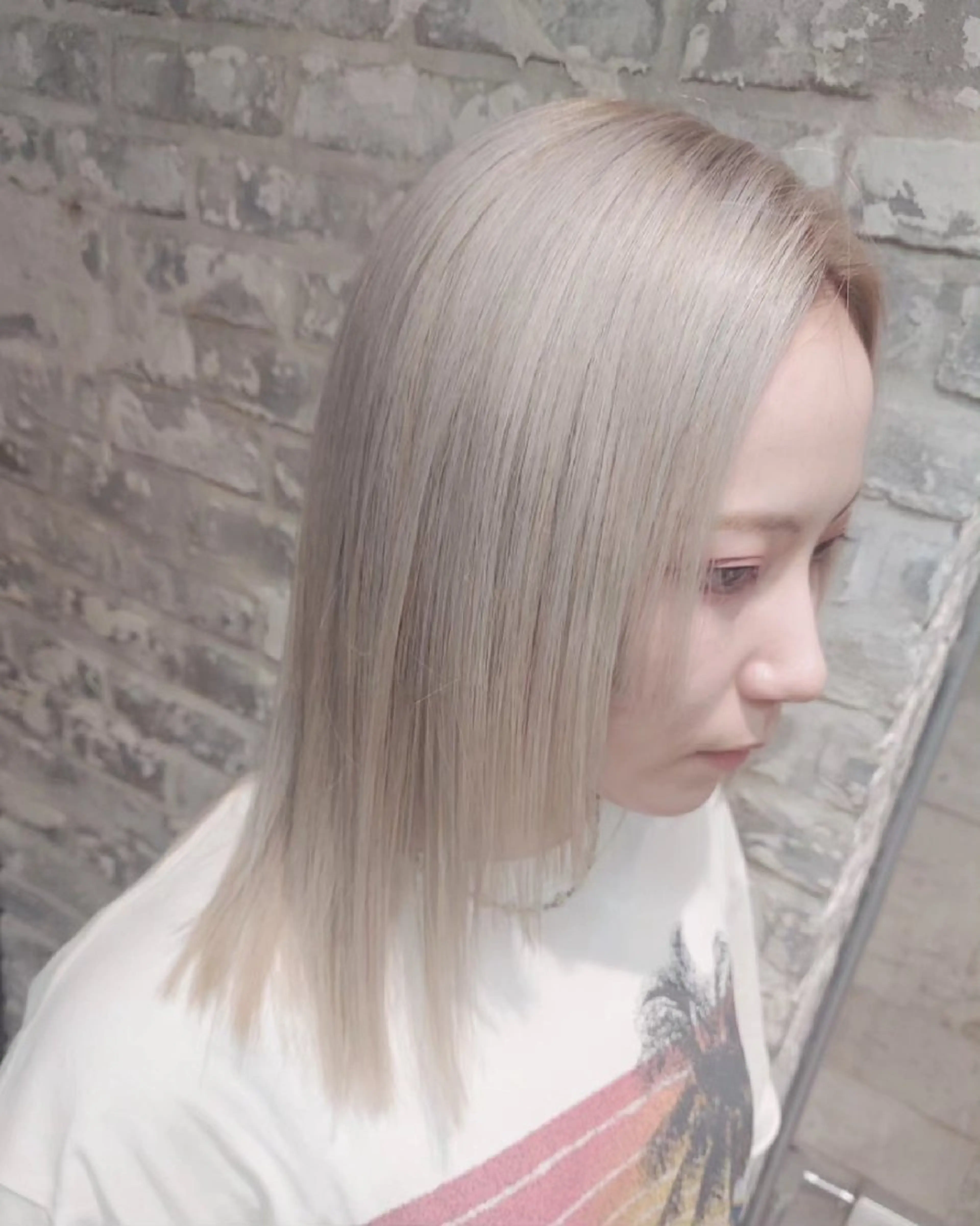 ミディアム カラー ヘアカラー トリートメント grow上野御徒町【グロウ】所属・ブリーチ・ハイトーン 特化🎉内山のヘアスタイル