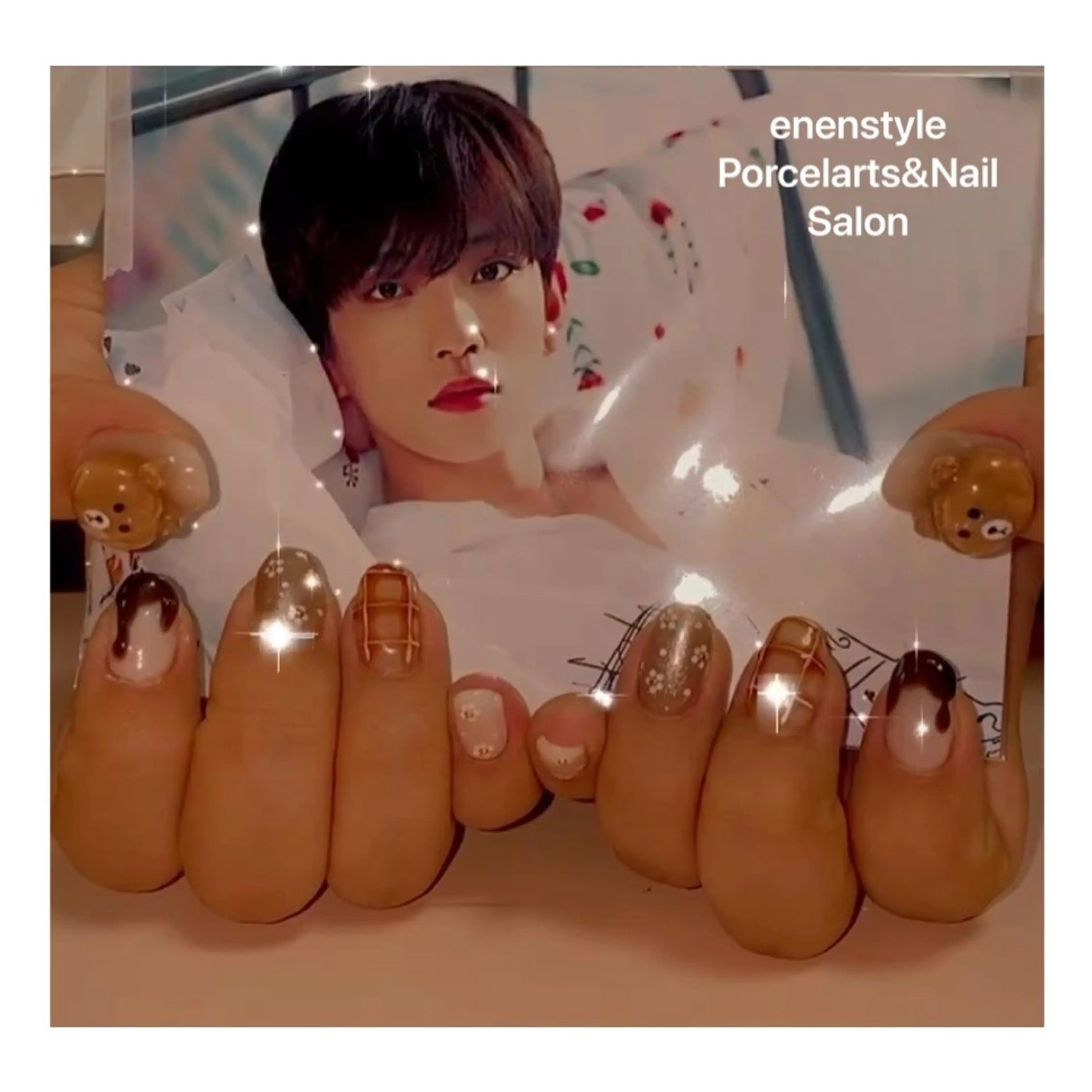 ミディアム ネイル 👑enen style👑のネイルデザイン