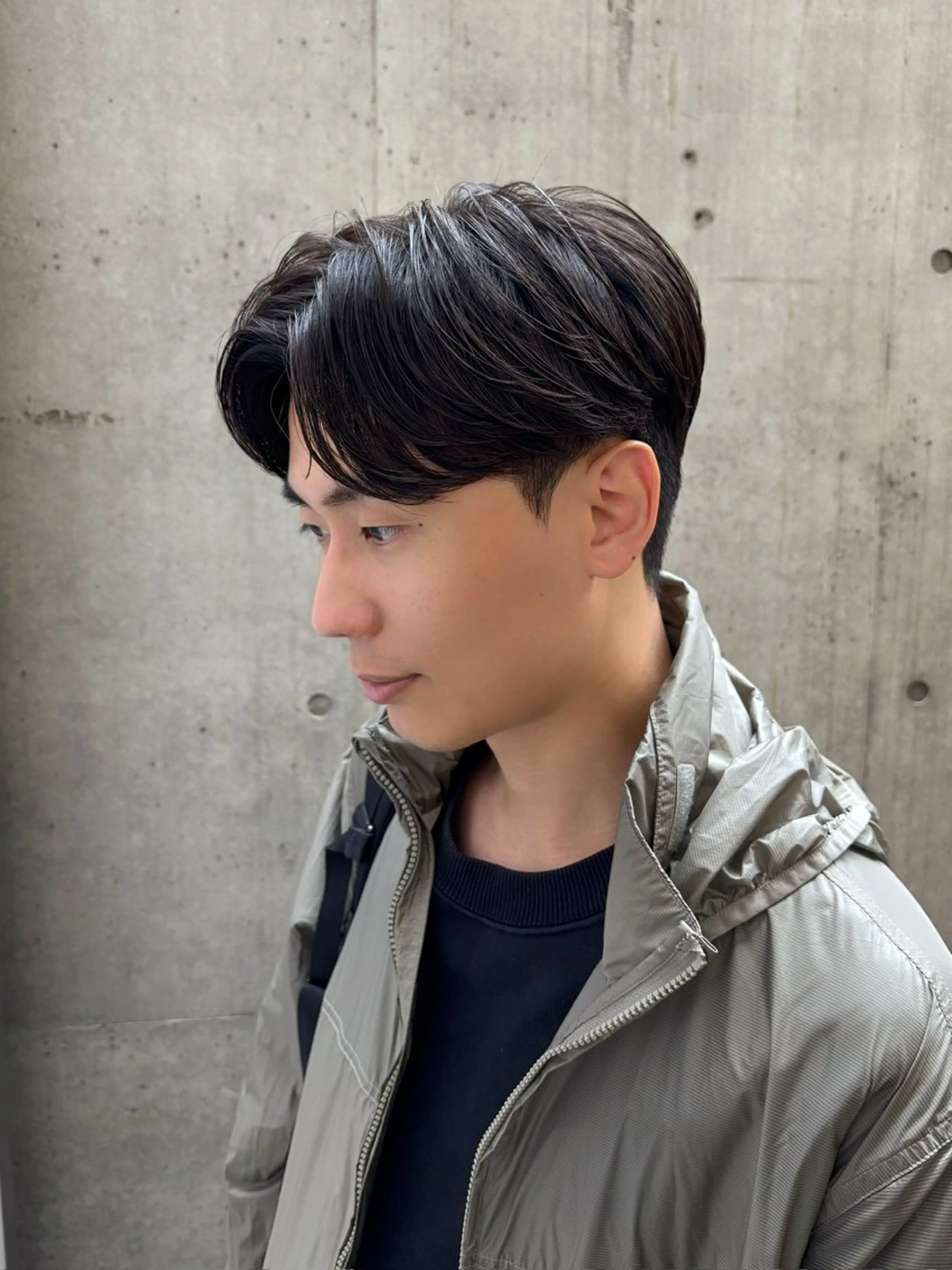 ショート パーマ メンズ カット パーマ カルマパーマ韓国ヘア shiryuのヘアスタイル