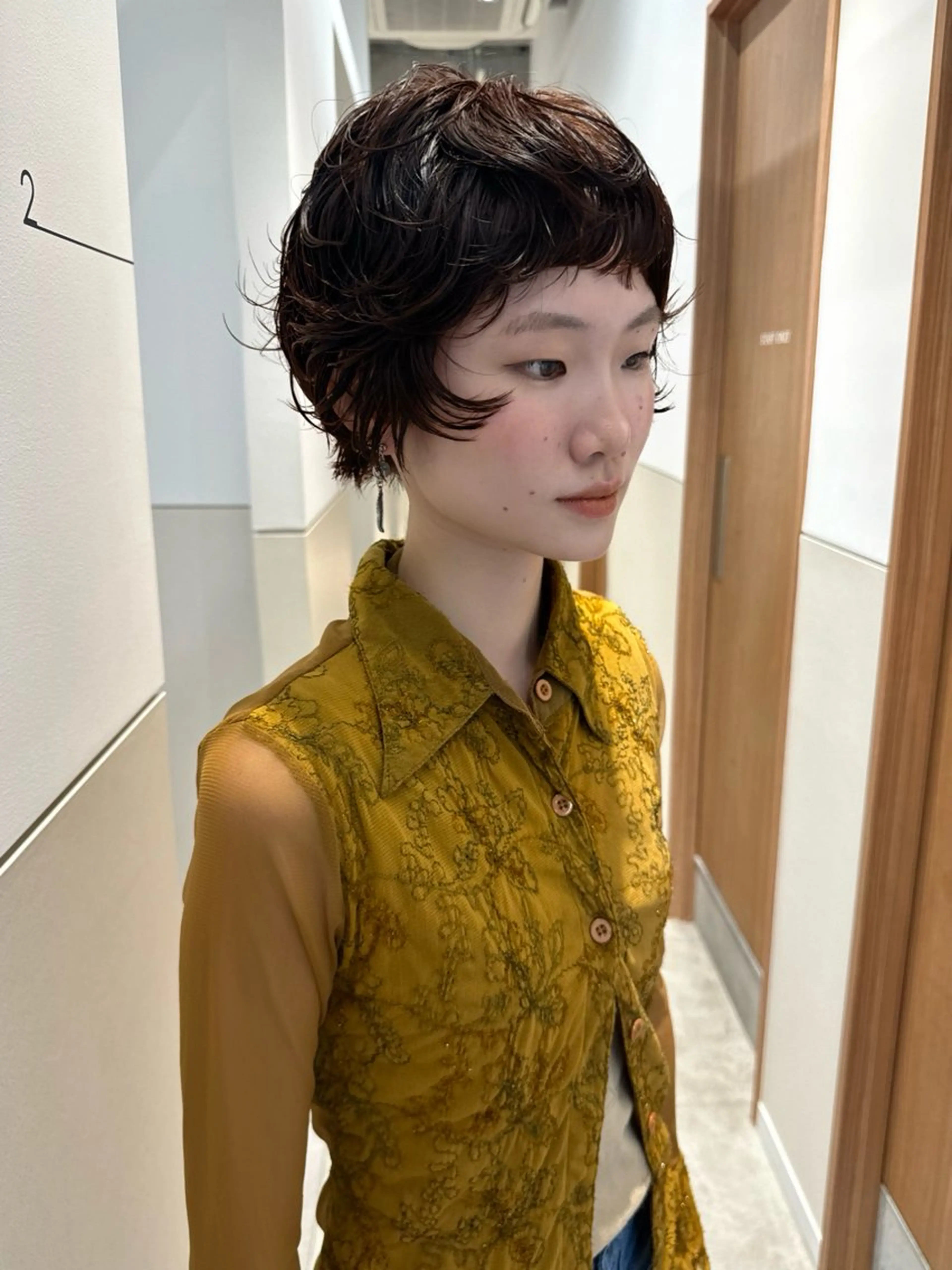 ショート カラー パーマ カット ヘアカラー パーマ misa___boo MISAのヘアスタイル