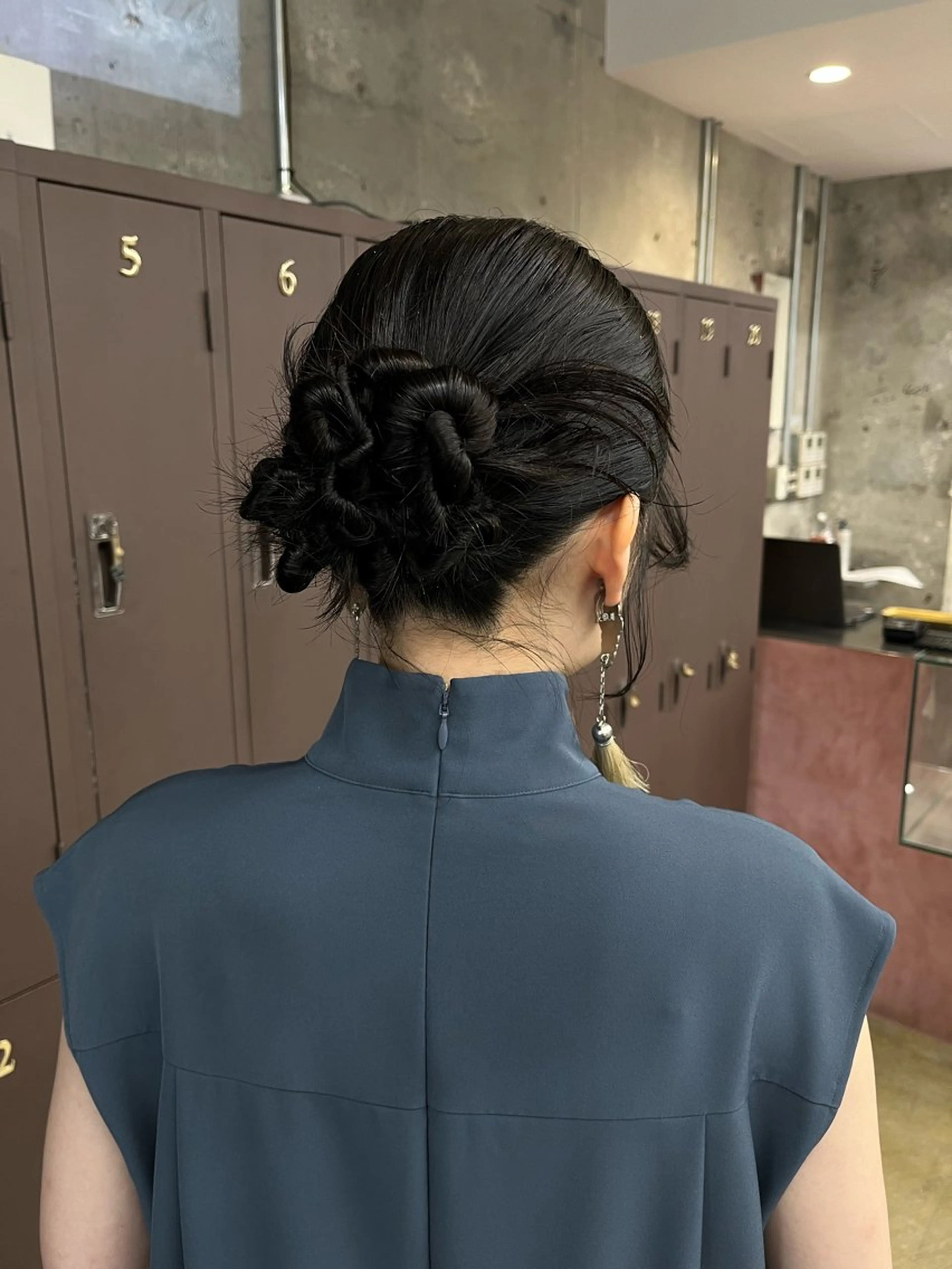 ロング ヘアセット パーマ/オリーブ/ 酸性ストレート/ゆなのヘアスタイル