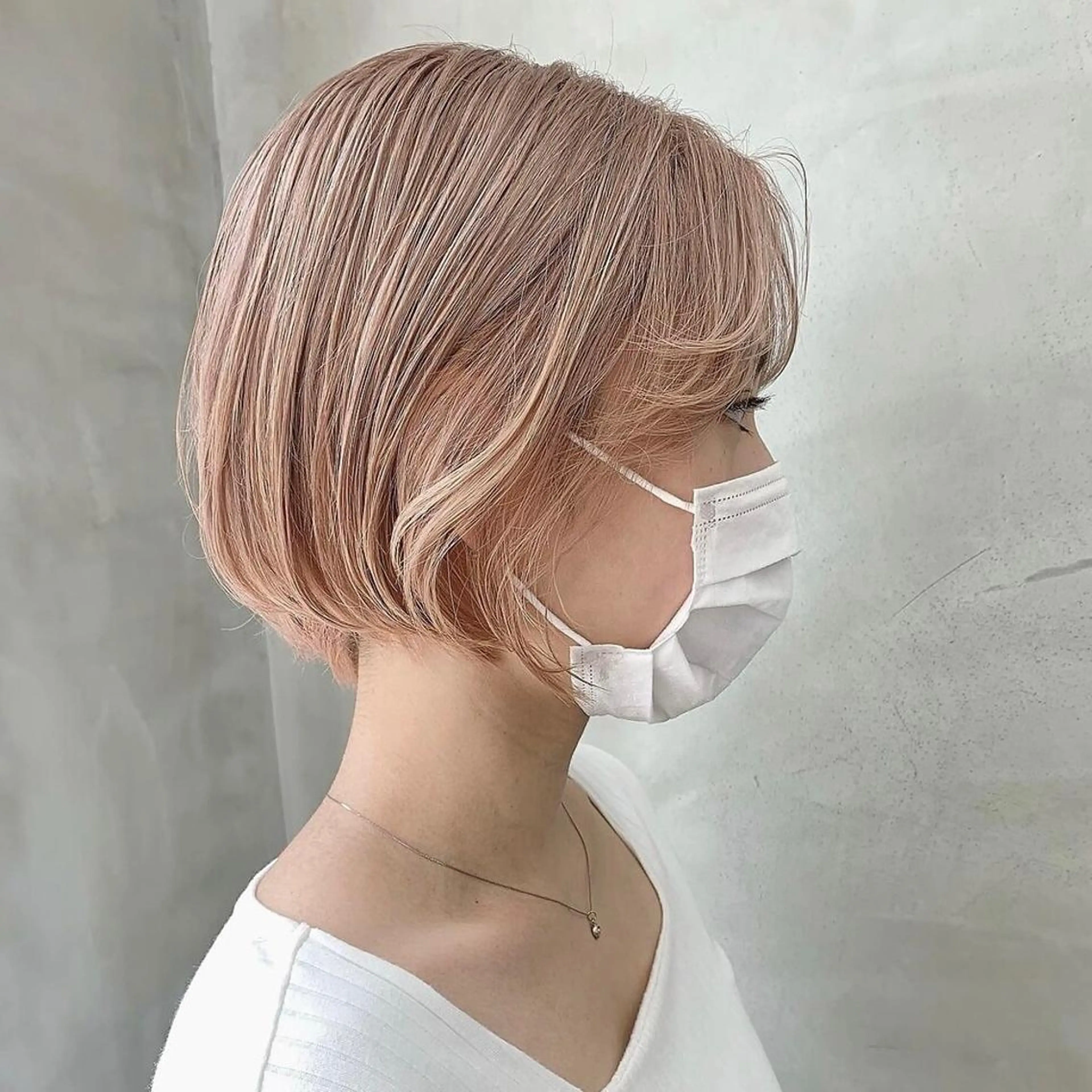 ショート カラー yiye 青山所属・無料カットモデル募集 🌱ひょうがのヘアスタイル