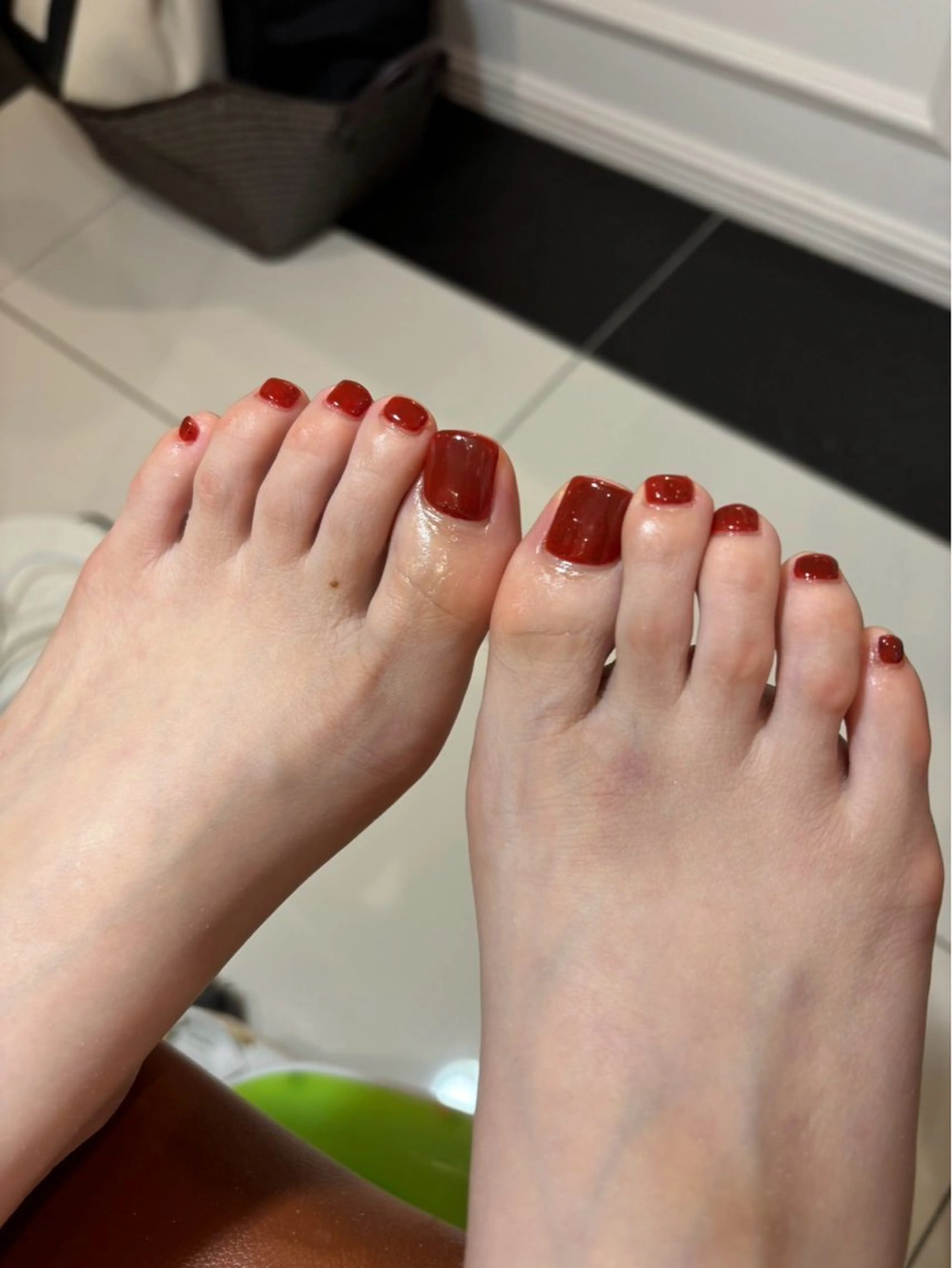 ネイル フットネイル ワンカラーネイル RomanticColor所属・romantic colorのネイルデザイン