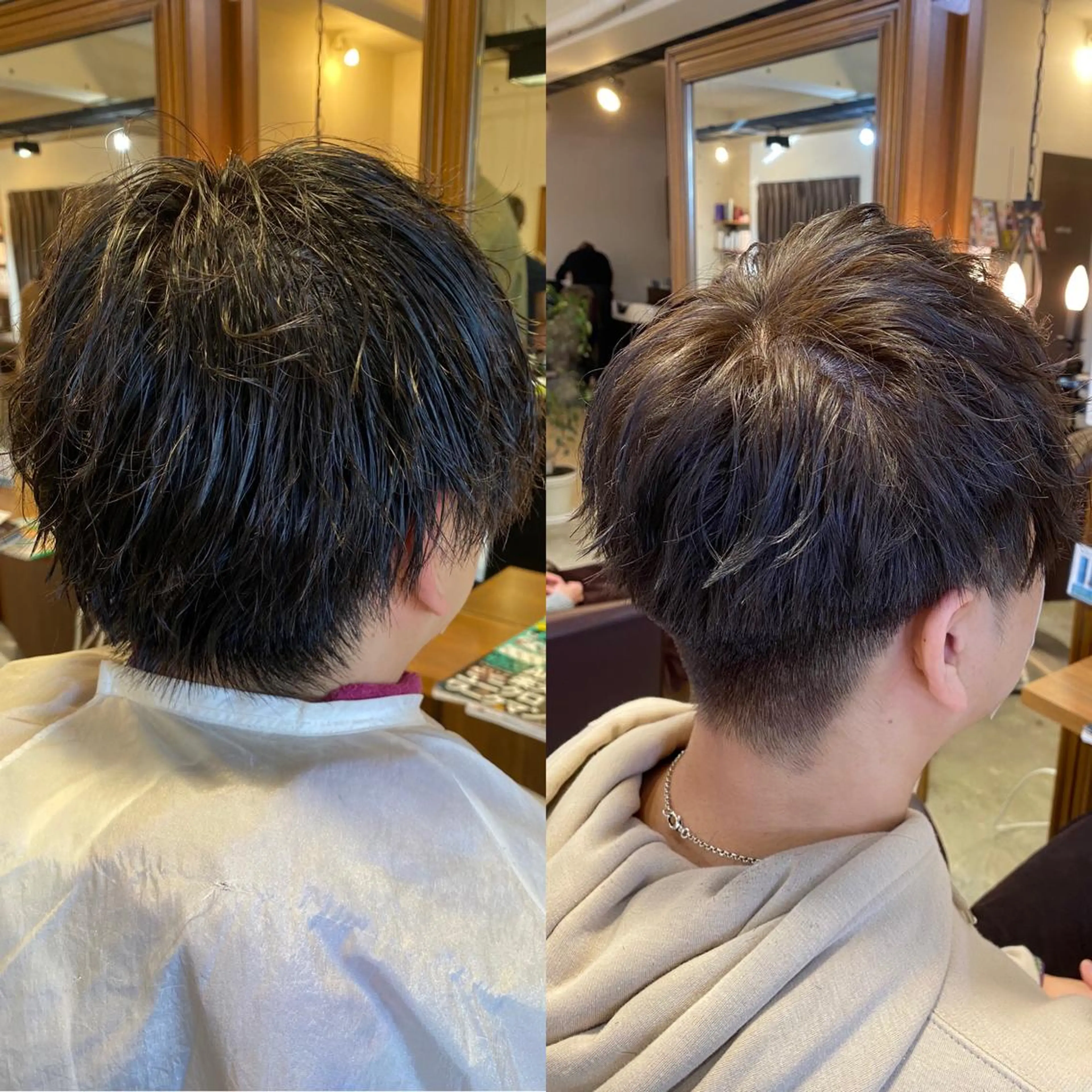 ショート カラー ヘアアレンジ メンズ アッシュ ベージュカラー カット ヘアカラー トリートメント SALOWIN京都河原町Suite店所属・外国人風レイヤー/ ハイトーンSHUのヘアスタイル