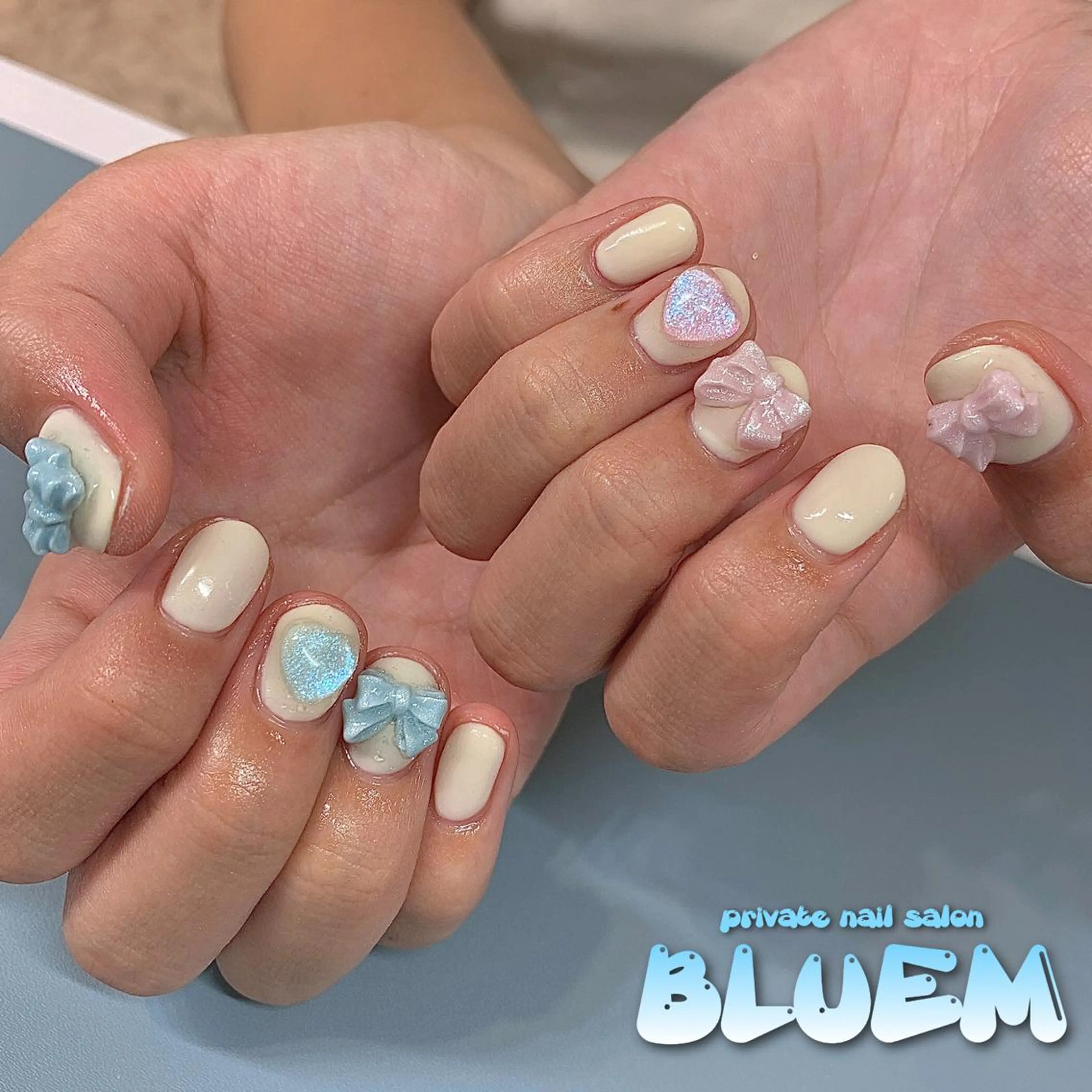 ネイル ハンドネイル BLUEM なな🐶のネイルデザイン