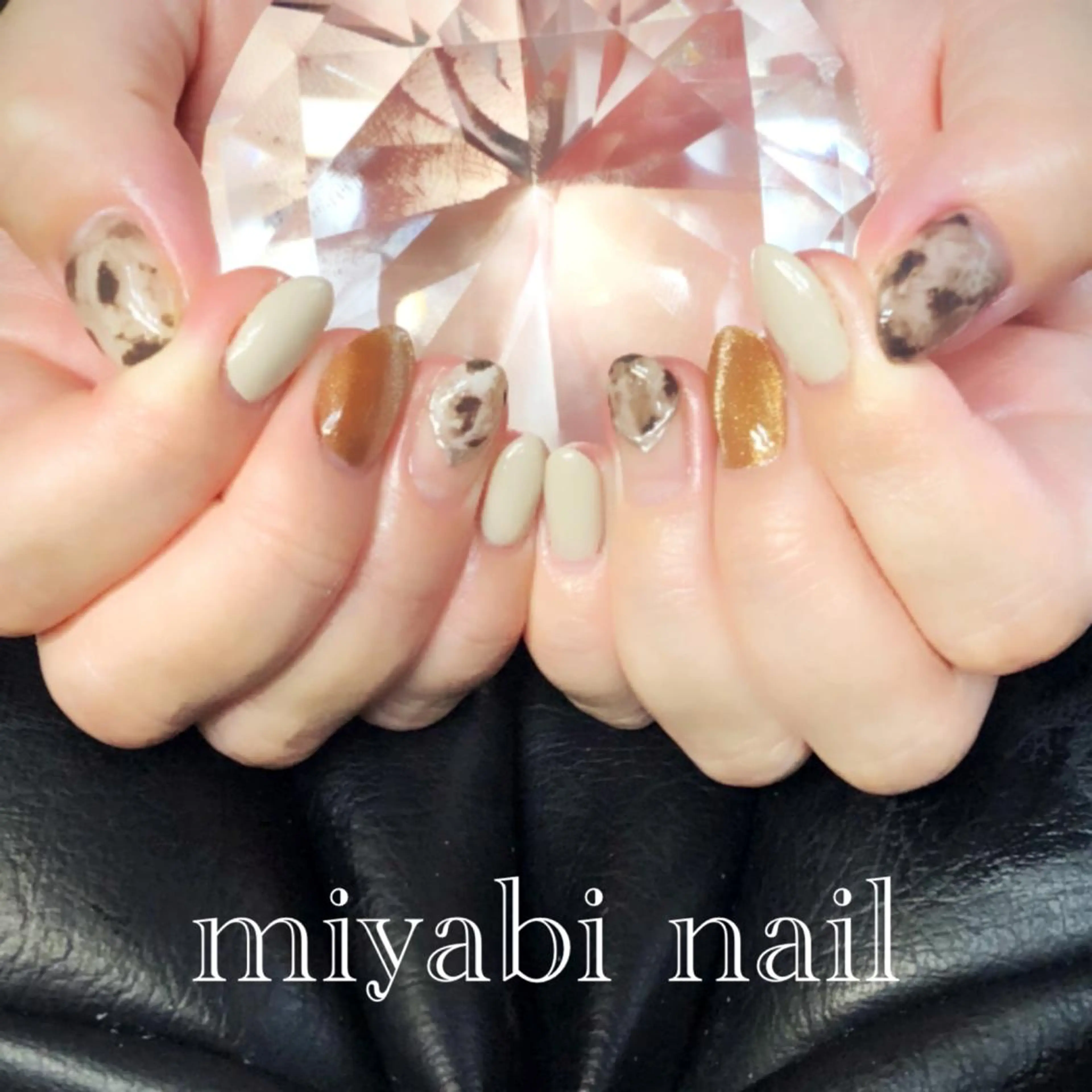 ネイル 持ち込み ハンドネイル miyabi nail 桂川駅近くのネイルデザイン