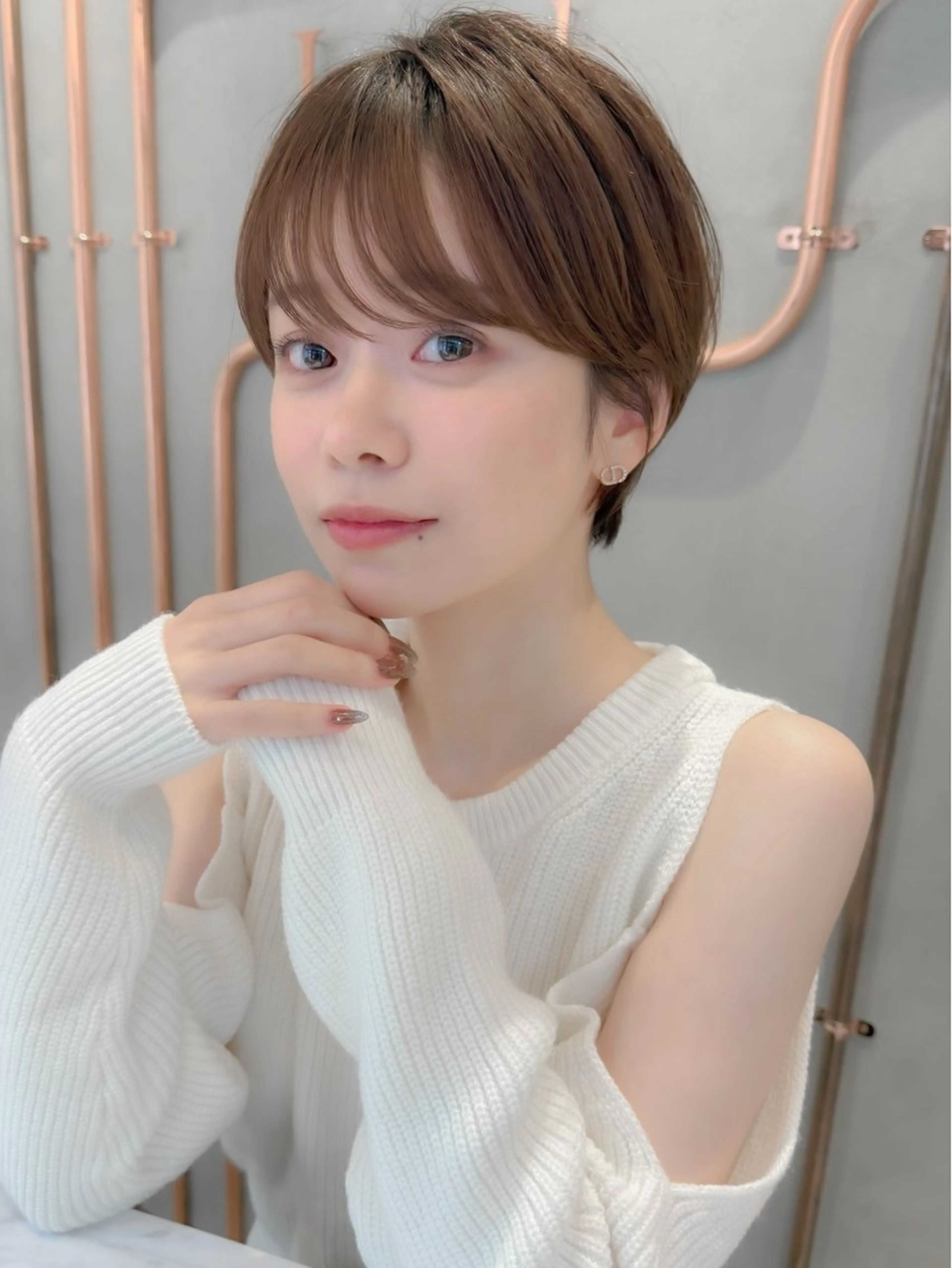 ショート カラー カット ヘアカラー トリートメント ボブ/ショート/ 縮毛矯正⚜️工藤昴のヘアスタイル