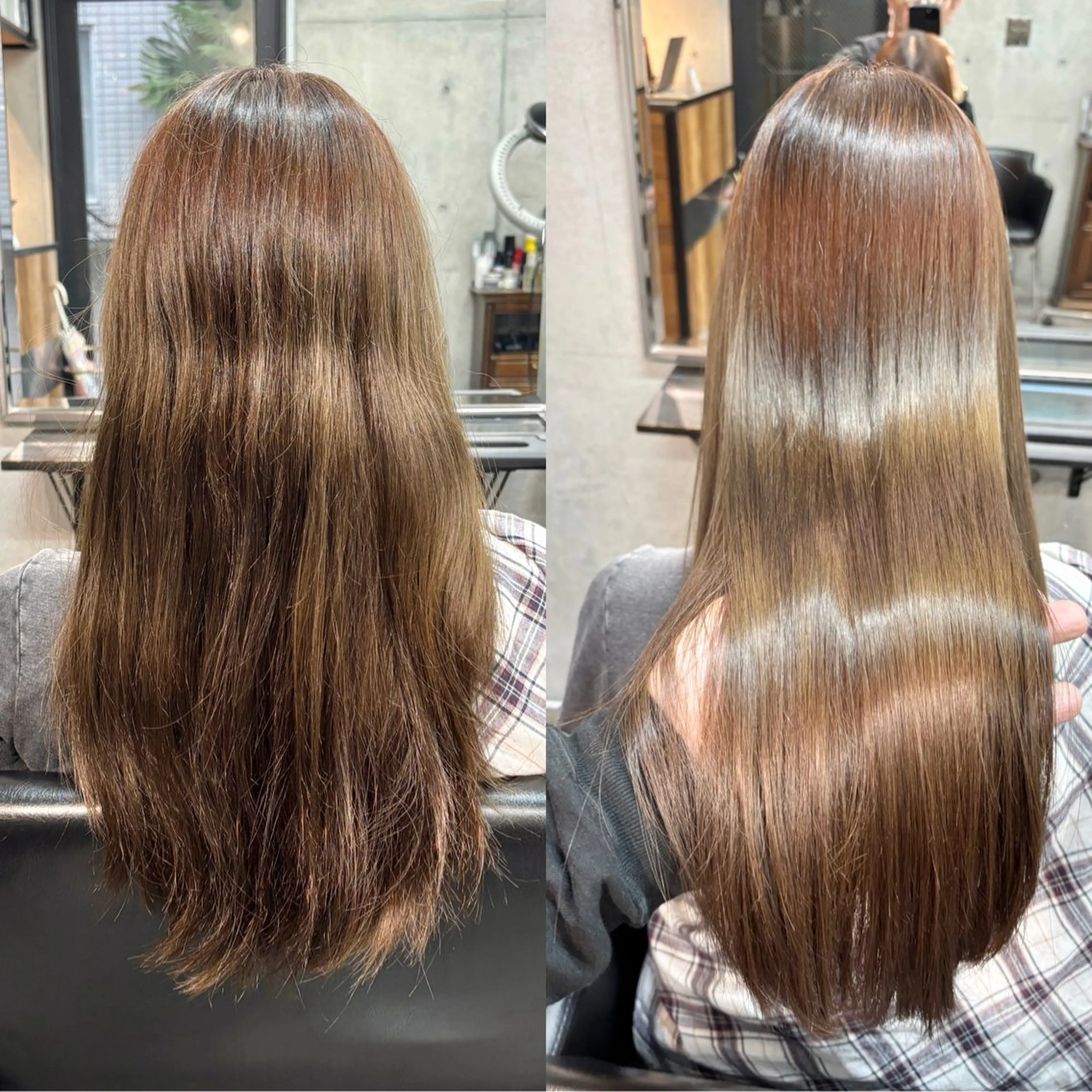 セミロング カラー パーマ ブリーチ ハイライトカラー ハイライト 髪質改善 縮毛矯正 カット 縮毛矯正 トリートメント ショートボブ縮毛矯正 髪質改善のプロ山道潤のヘアスタイル