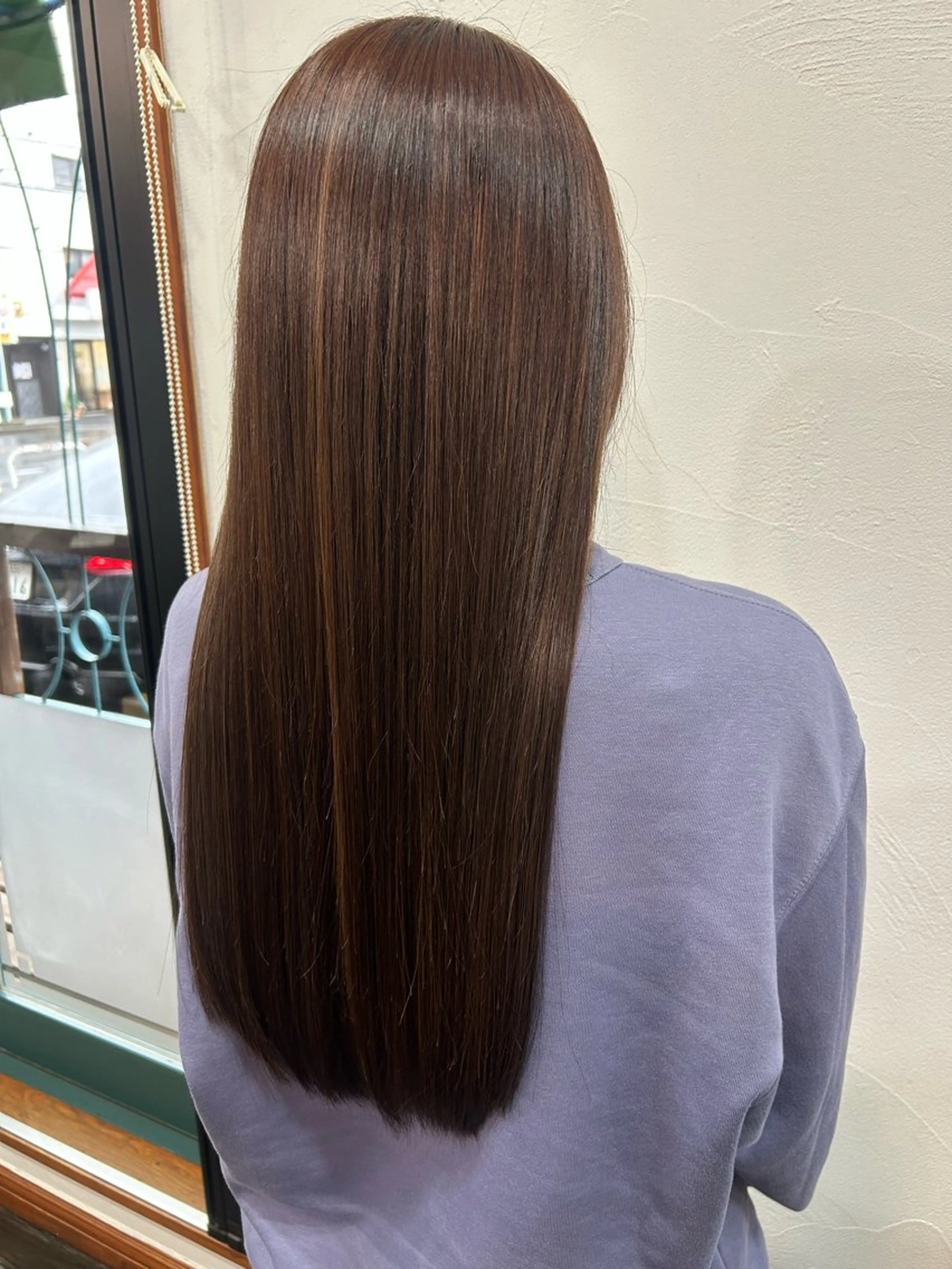 ロング カラー 髪質改善 ヘアカラー LaRuelle🦩 康本♦️髪質改善♦️のヘアスタイル