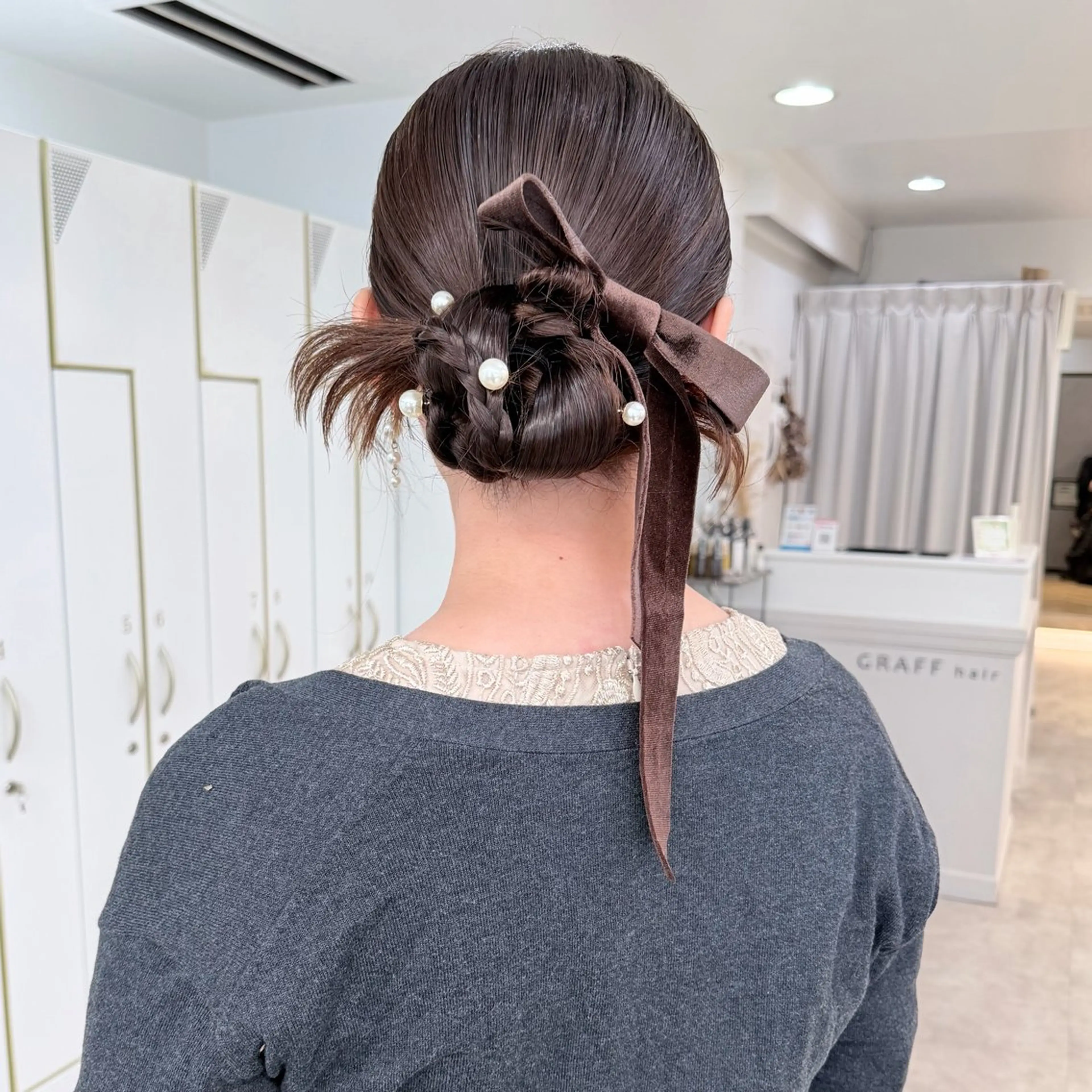 ヘアアレンジ ヘアセット マミ☁️ヘアセット /お呼ばれヘア/銀座のヘアスタイル