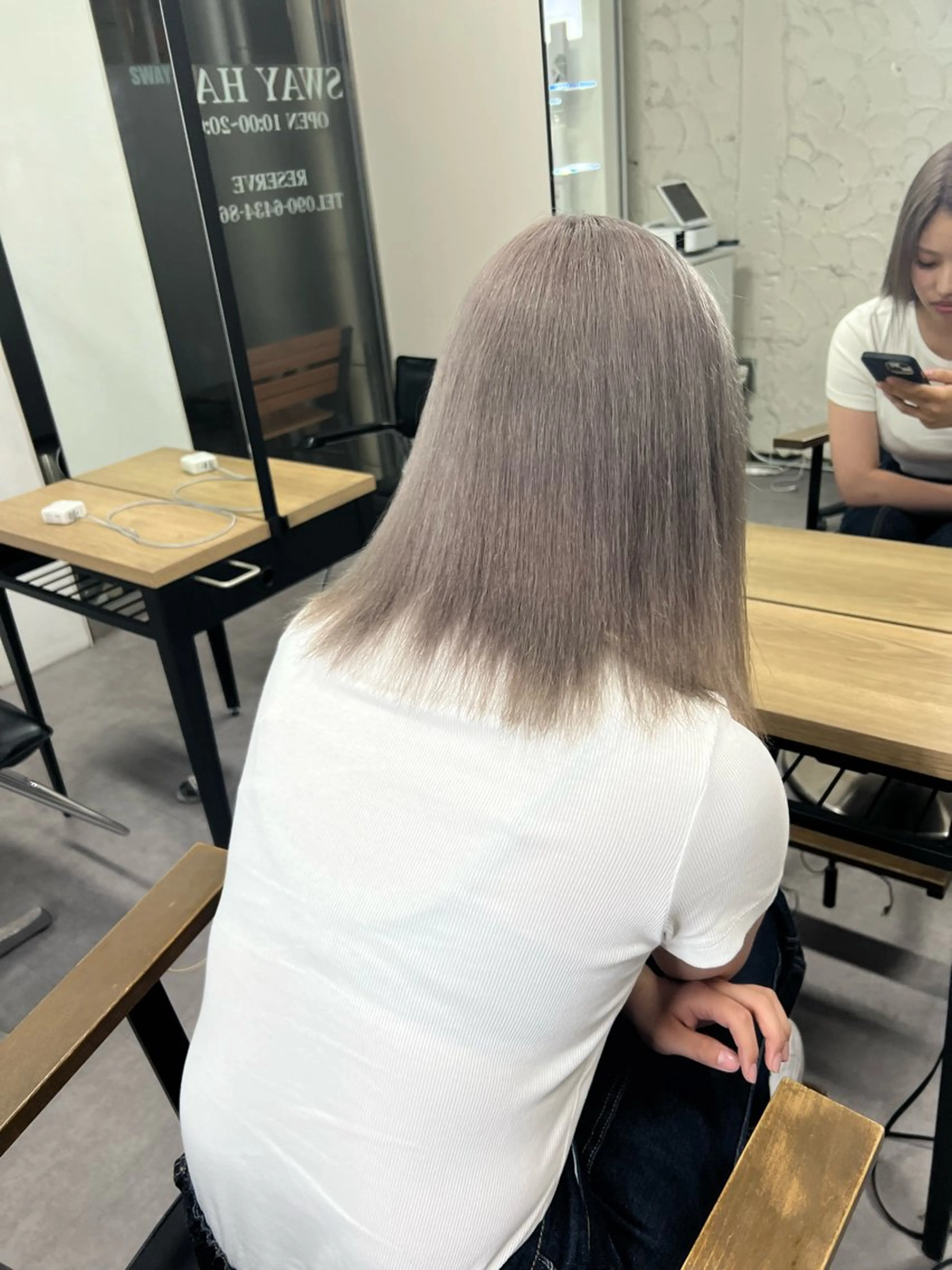 カラー グレージュ ヘアカラー トリートメント SWAY所属・SWAY_KAI_ 長谷川魁のヘアスタイル