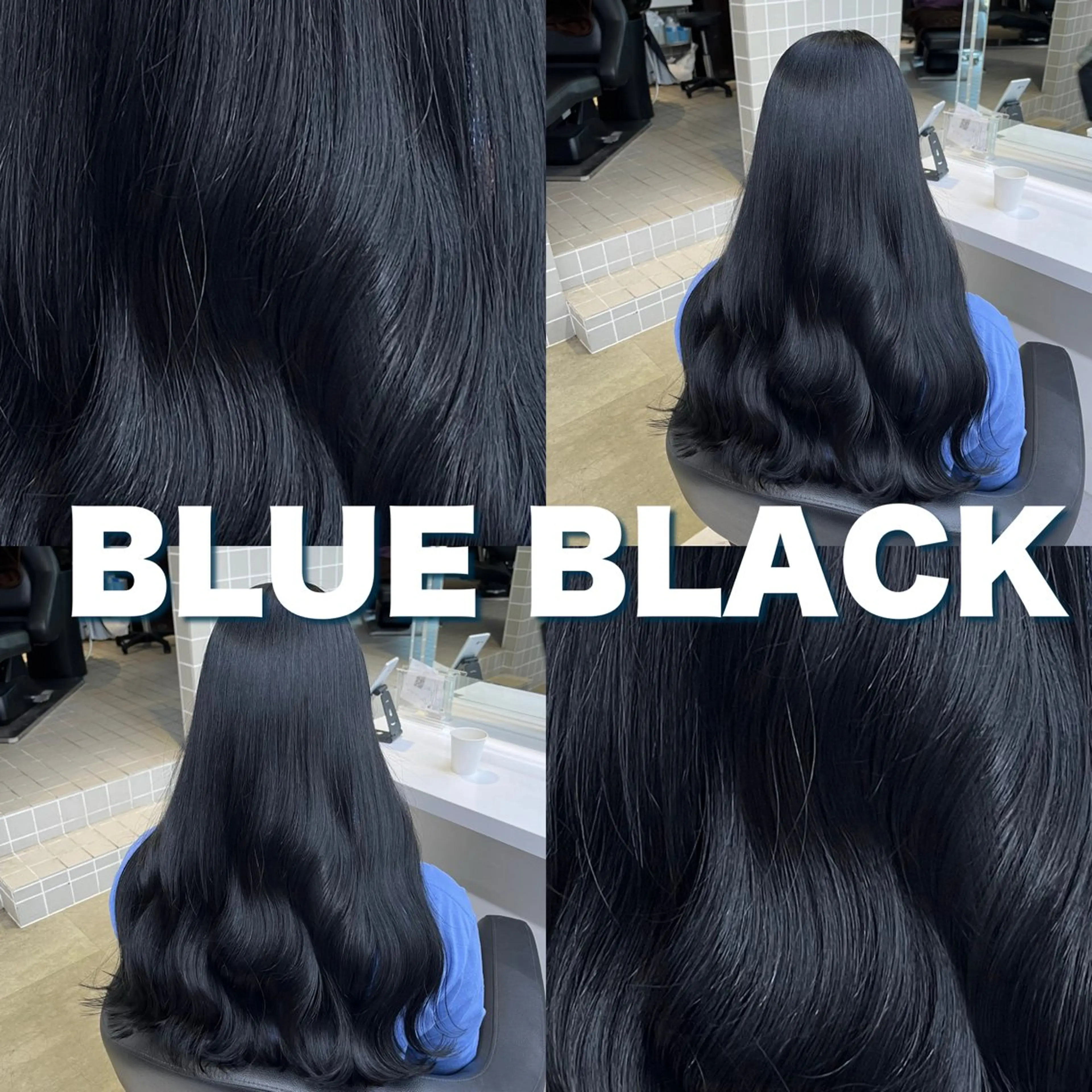 セミロング ヘアカラー トリートメント ヘッドスパ ヘアセット 寒色＆ブリーチ特化 寒色MiOのヘアスタイル