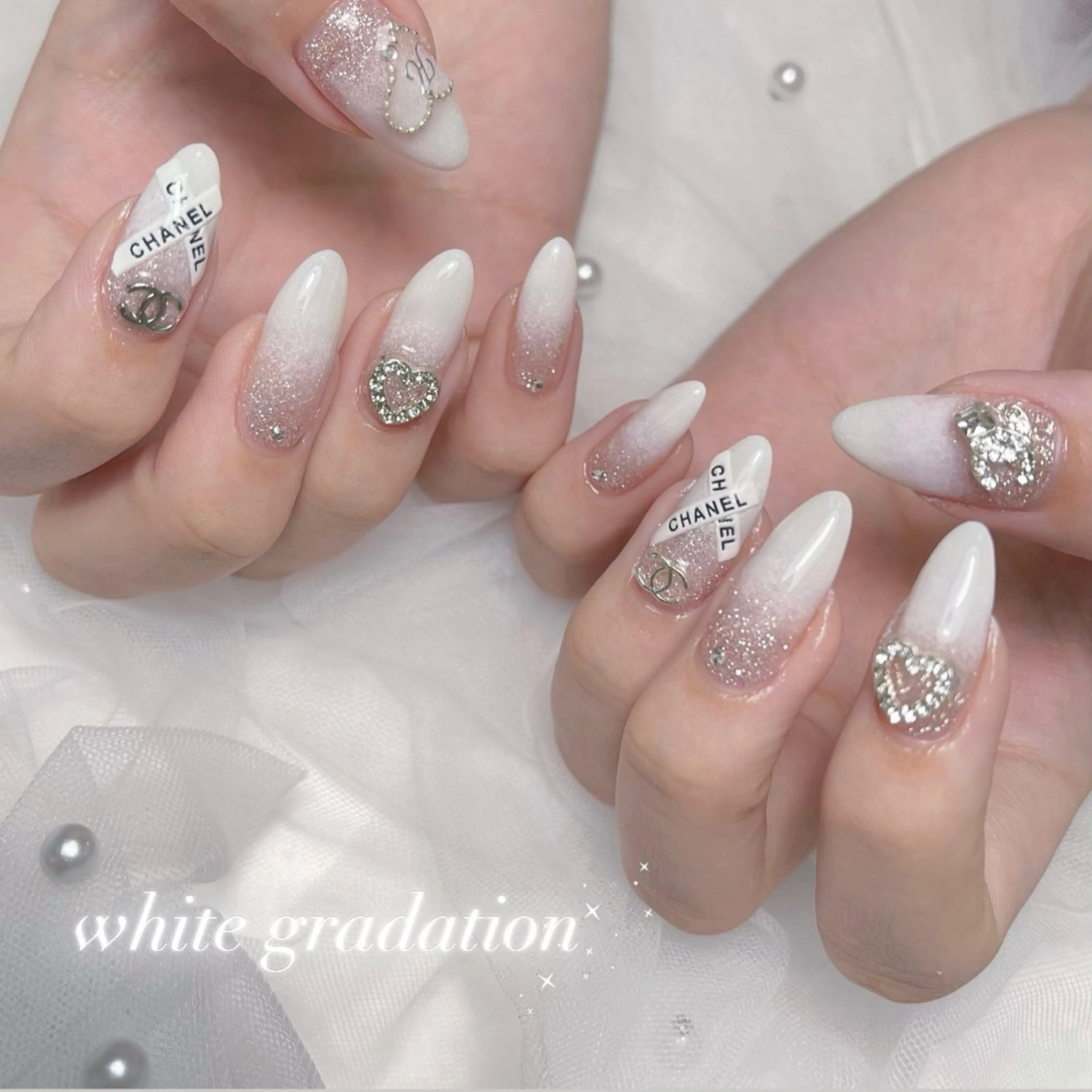 ネイル アートネイル 長さ出し ジェルネイル 韓国ネイル 持ち込み ハンドネイル RE SALONのネイルデザイン