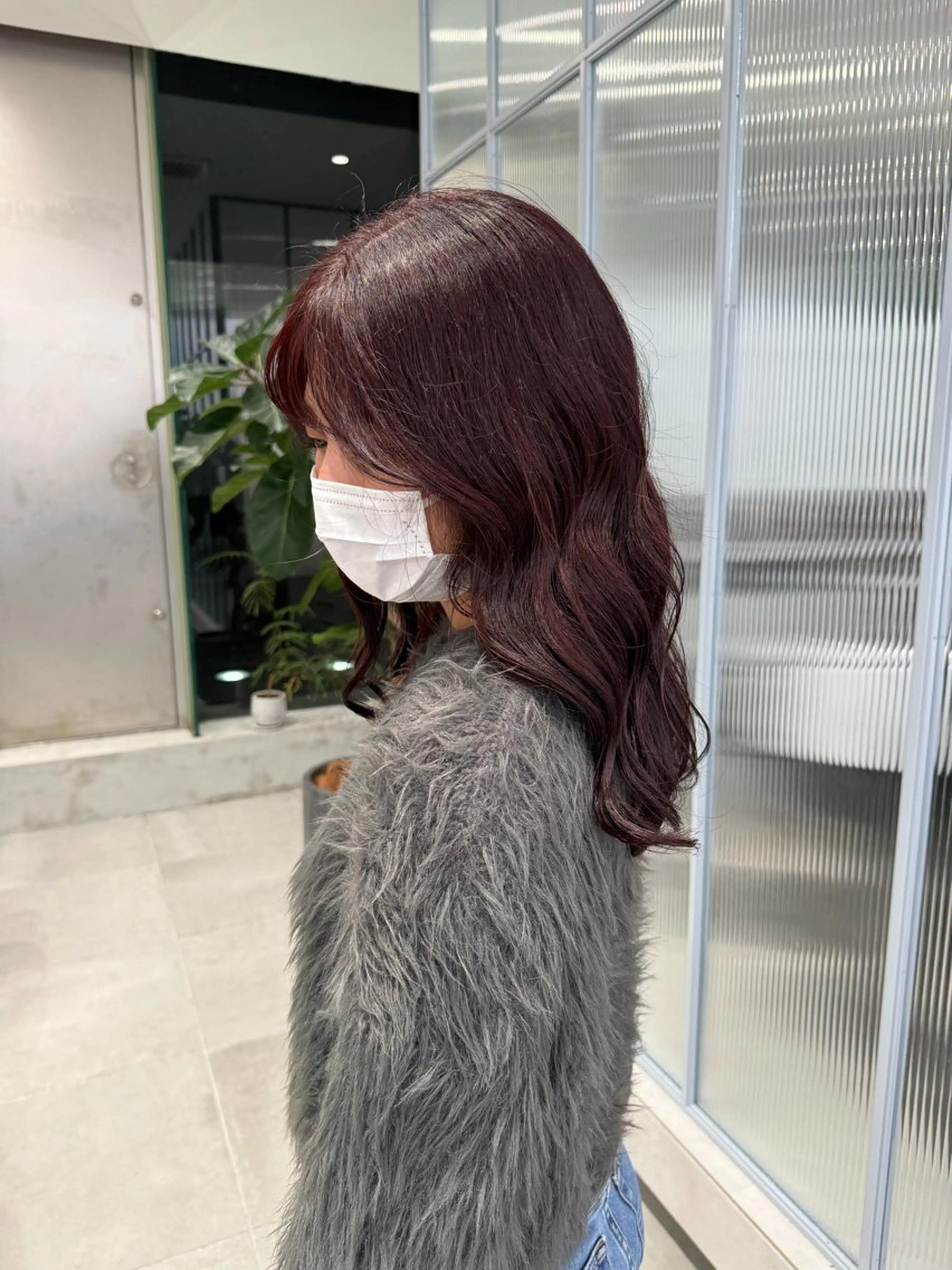 セミロング カラー ヘアカラー ひかり／ショート ／似合わせカットのヘアスタイル