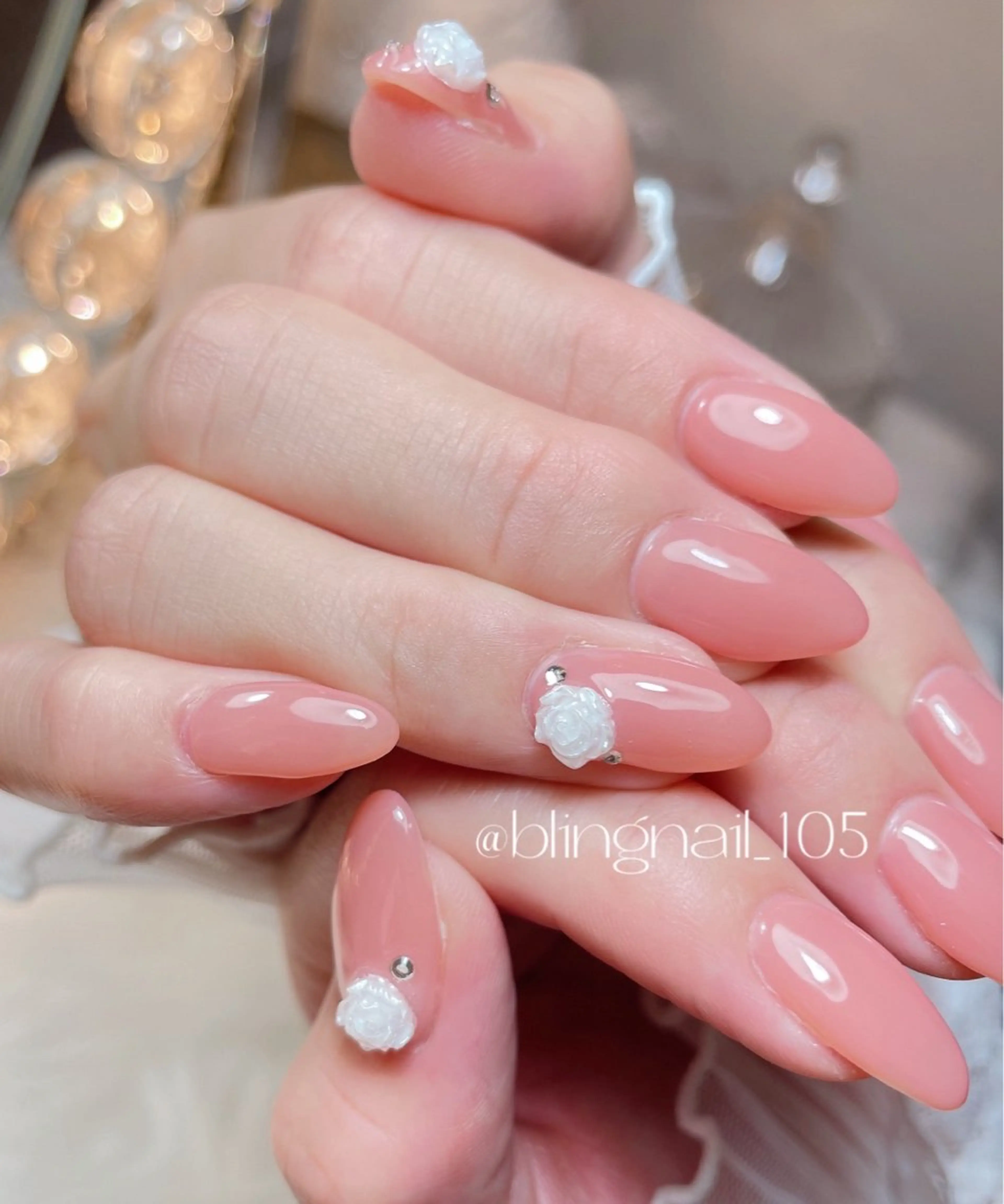 ネイル 23時まで❤︎韓国、 ワンホンネイルのネイルデザイン