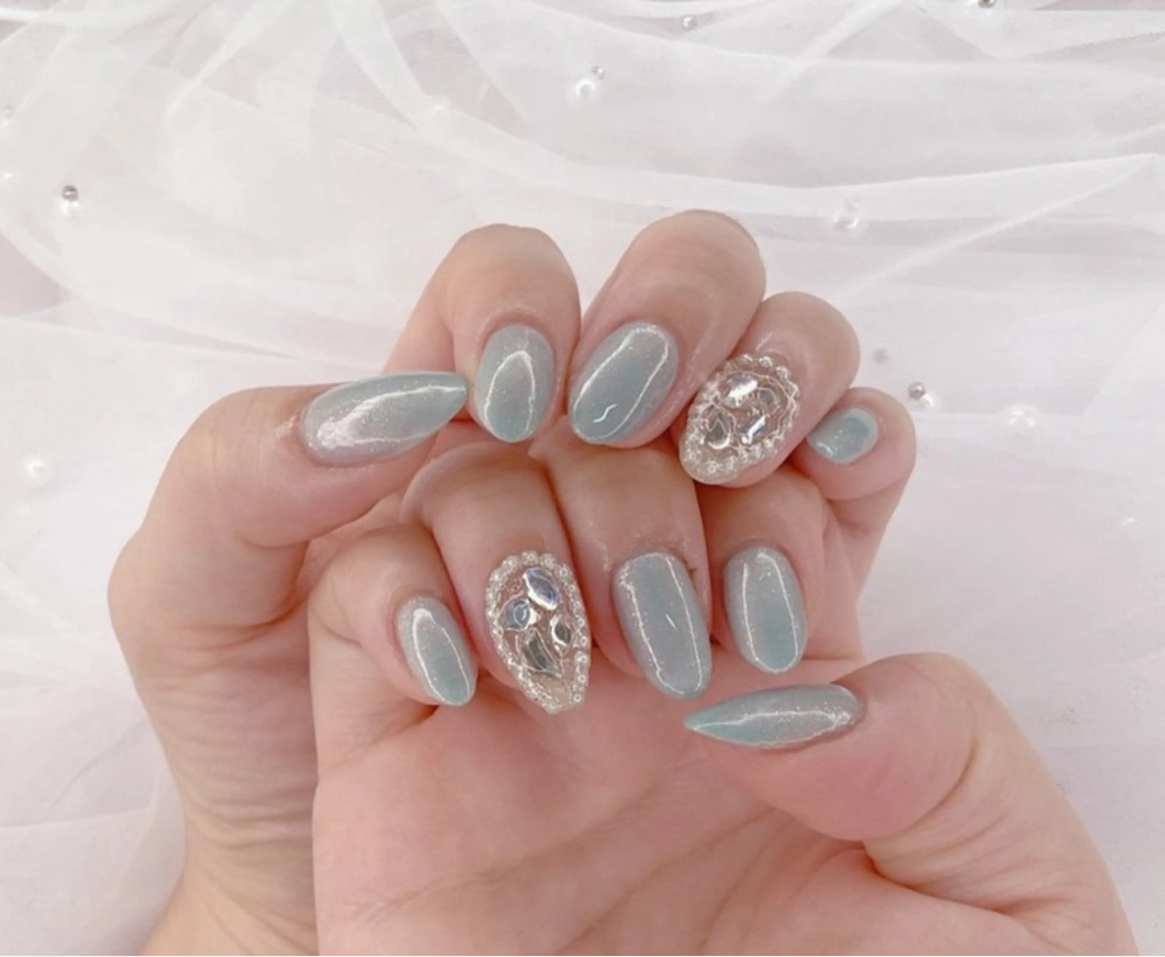 【NEW】￥8980#定額-ラグジュアリー★ 一目惚れラブリーネイル★タイムセールの写真