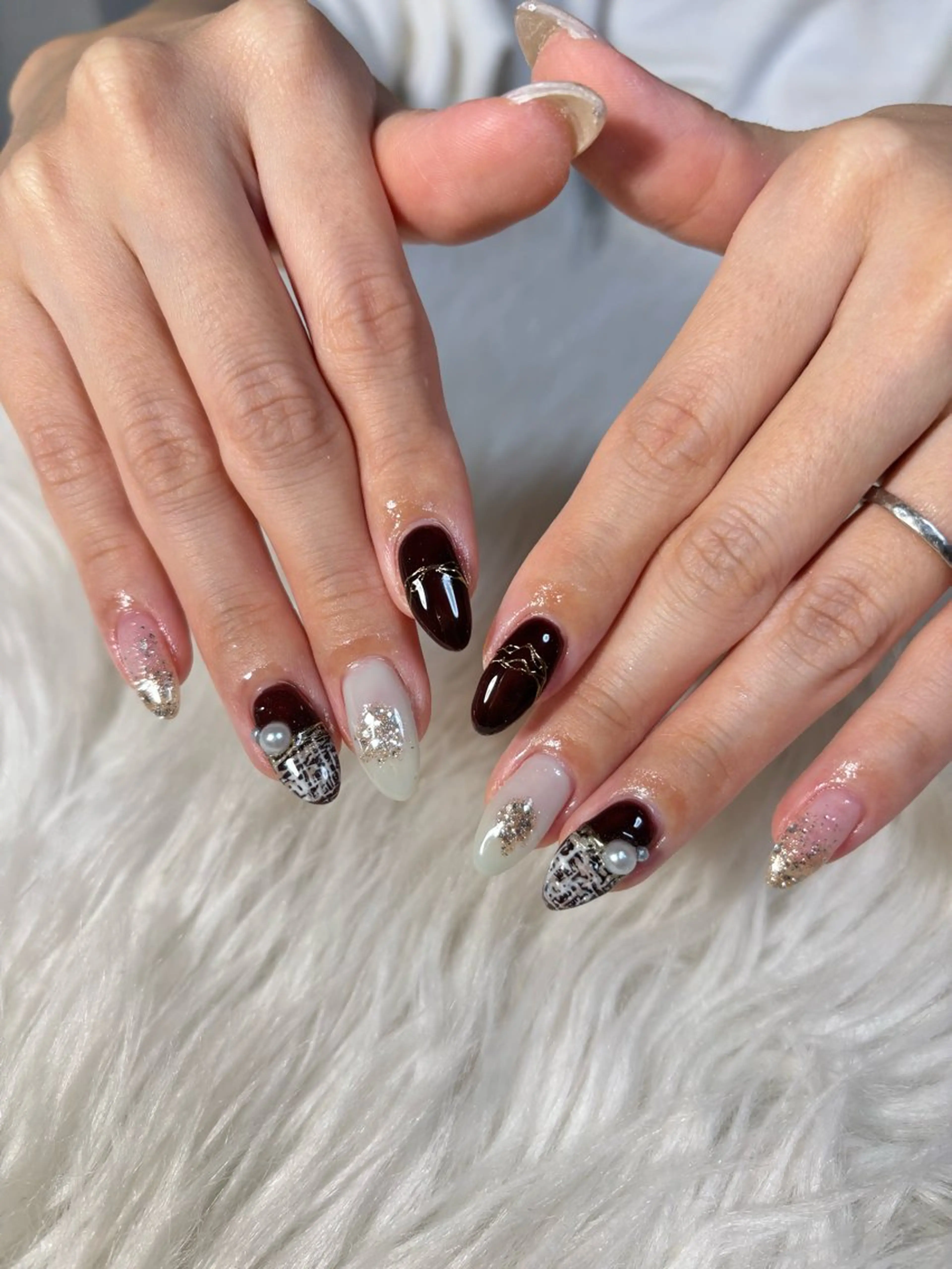 ネイル ハンドネイル 🦋Hina🦋 1月予約受付中✨のネイルデザイン