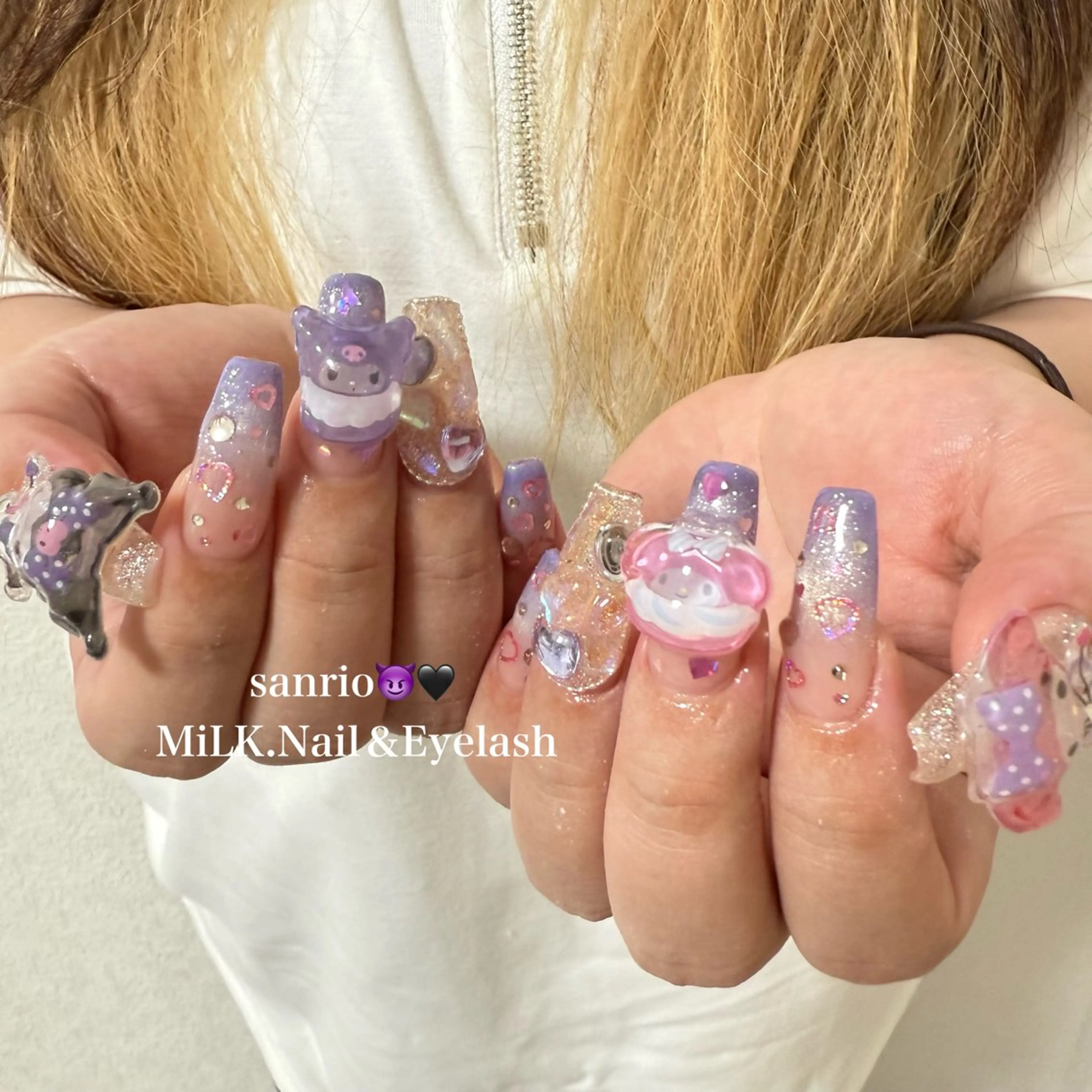 ネイル ハンドネイル MiLK.   Nail&Eyelash所属・MiLK. wakaのマツエク・マツパデザイン