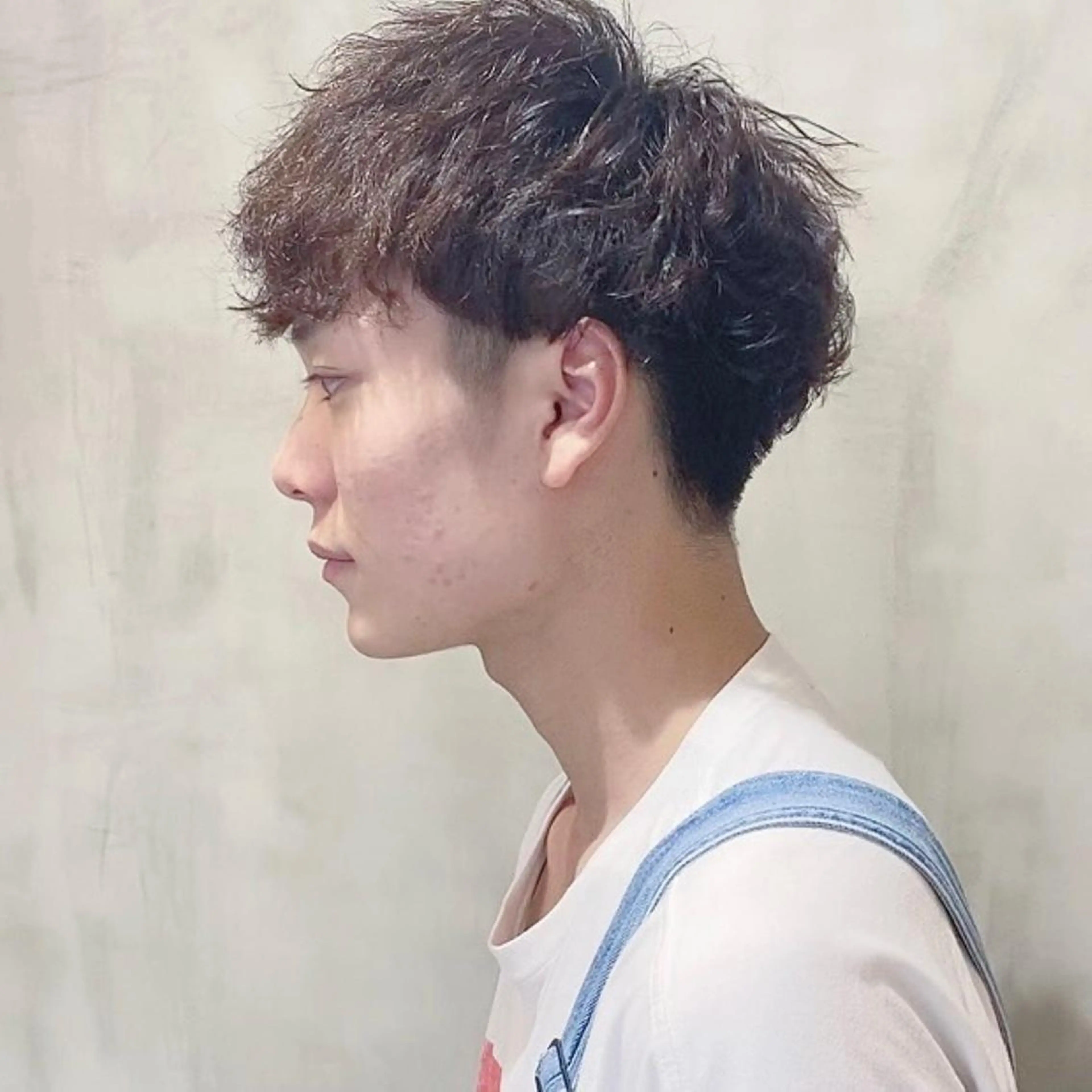 ショート パーマ メンズ カット パーマ トリートメント ill副店長 立和田純也のヘアスタイル