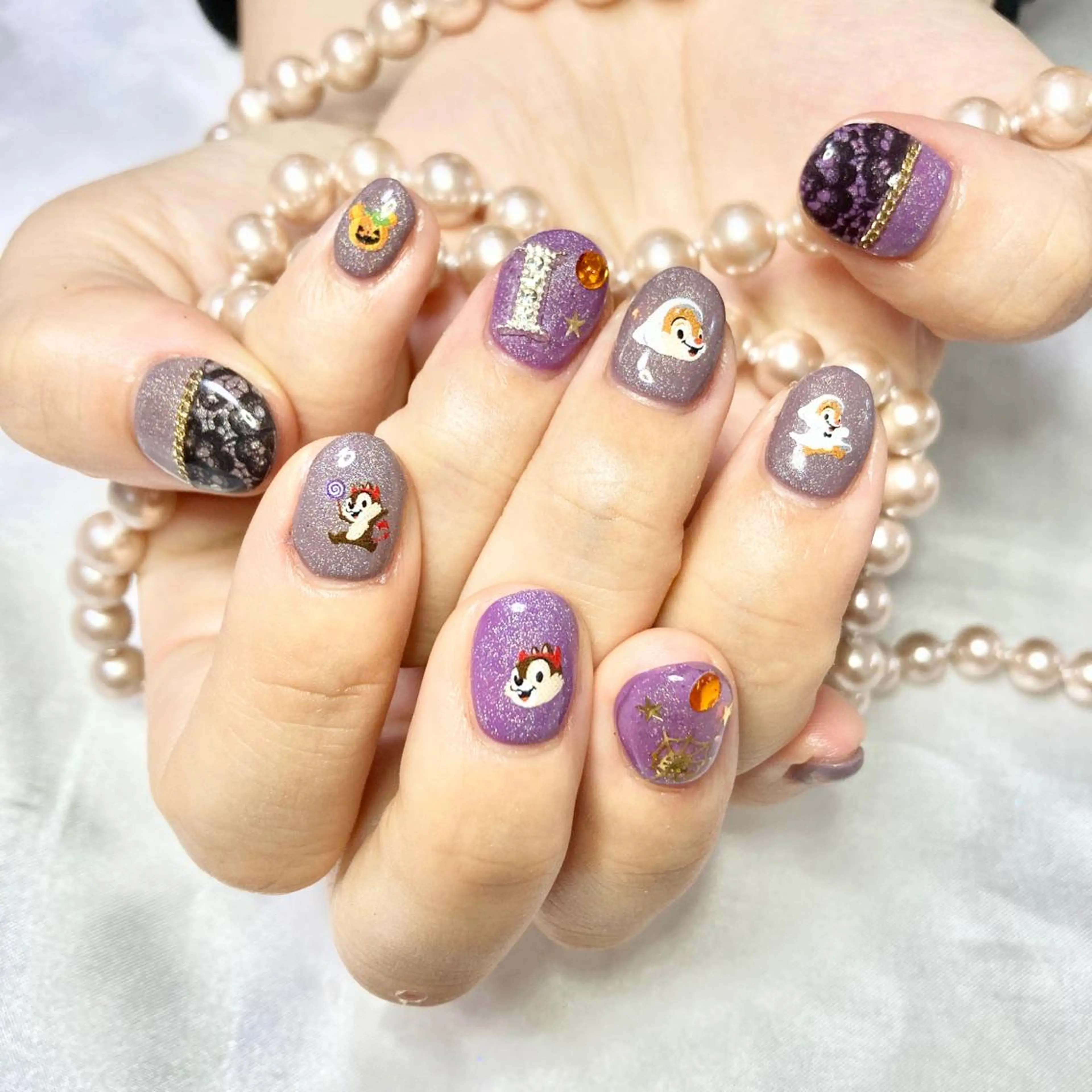 ネイル アートネイル オーロラネイル フレンチネイル ジェルネイル グラデーション ハンドネイル 韓国ネイル/新大久保 /駅近　【Toko】のネイルデザイン