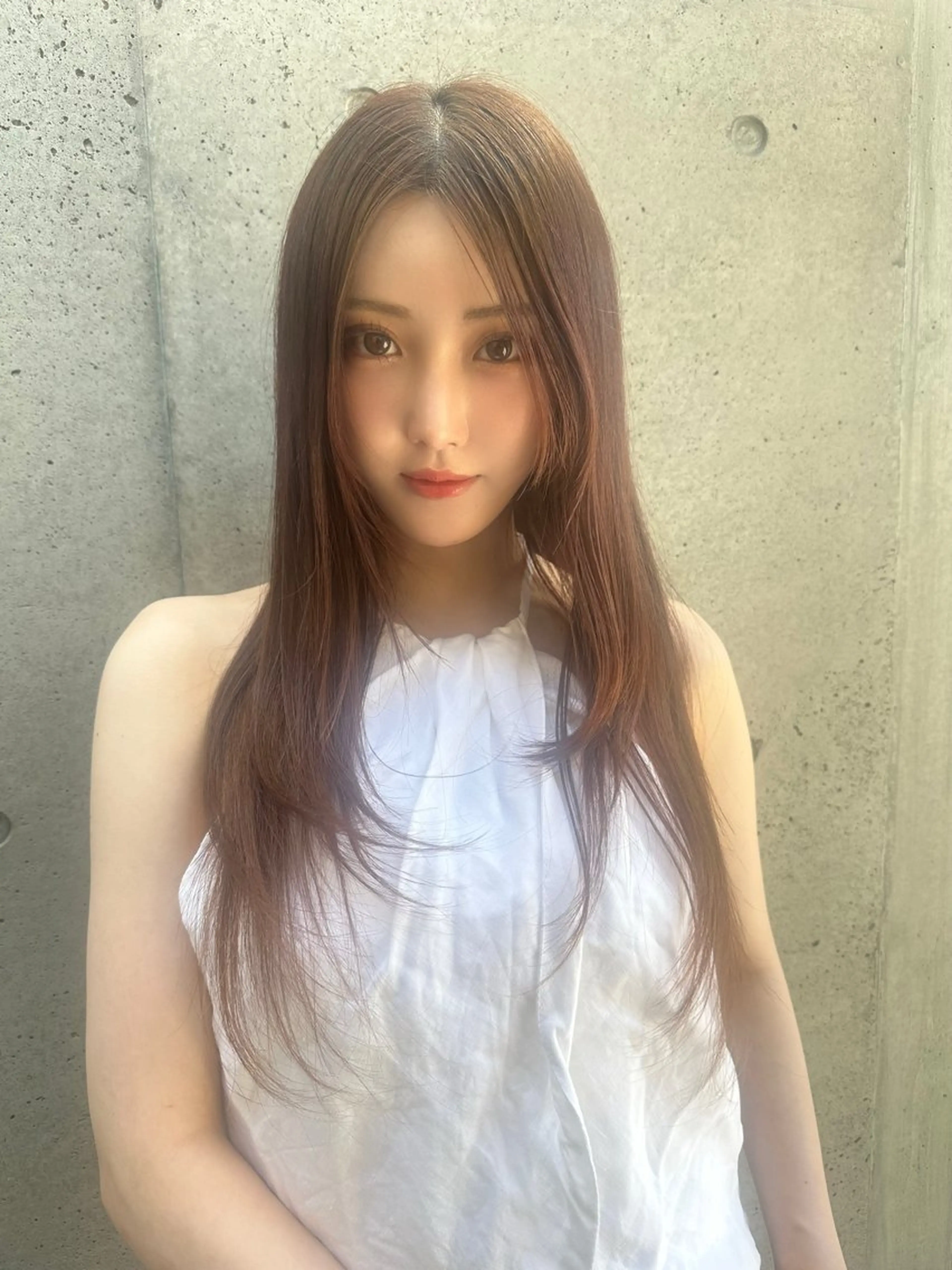 ロング カラー 透けるbrown カラー🎗♡yukaのヘアスタイル