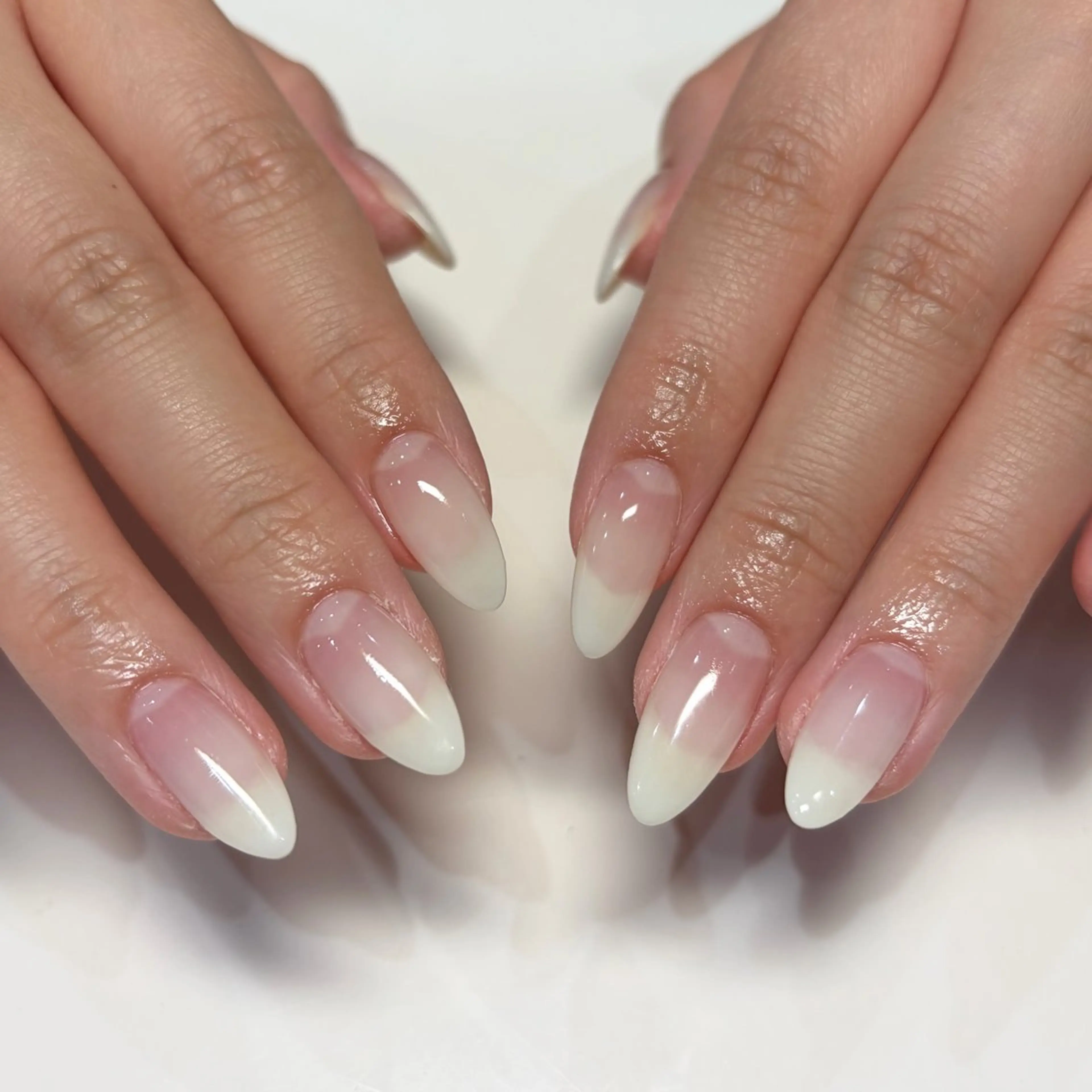 🍭ラメなし・カラーグラデーション(オフ🈶)の写真