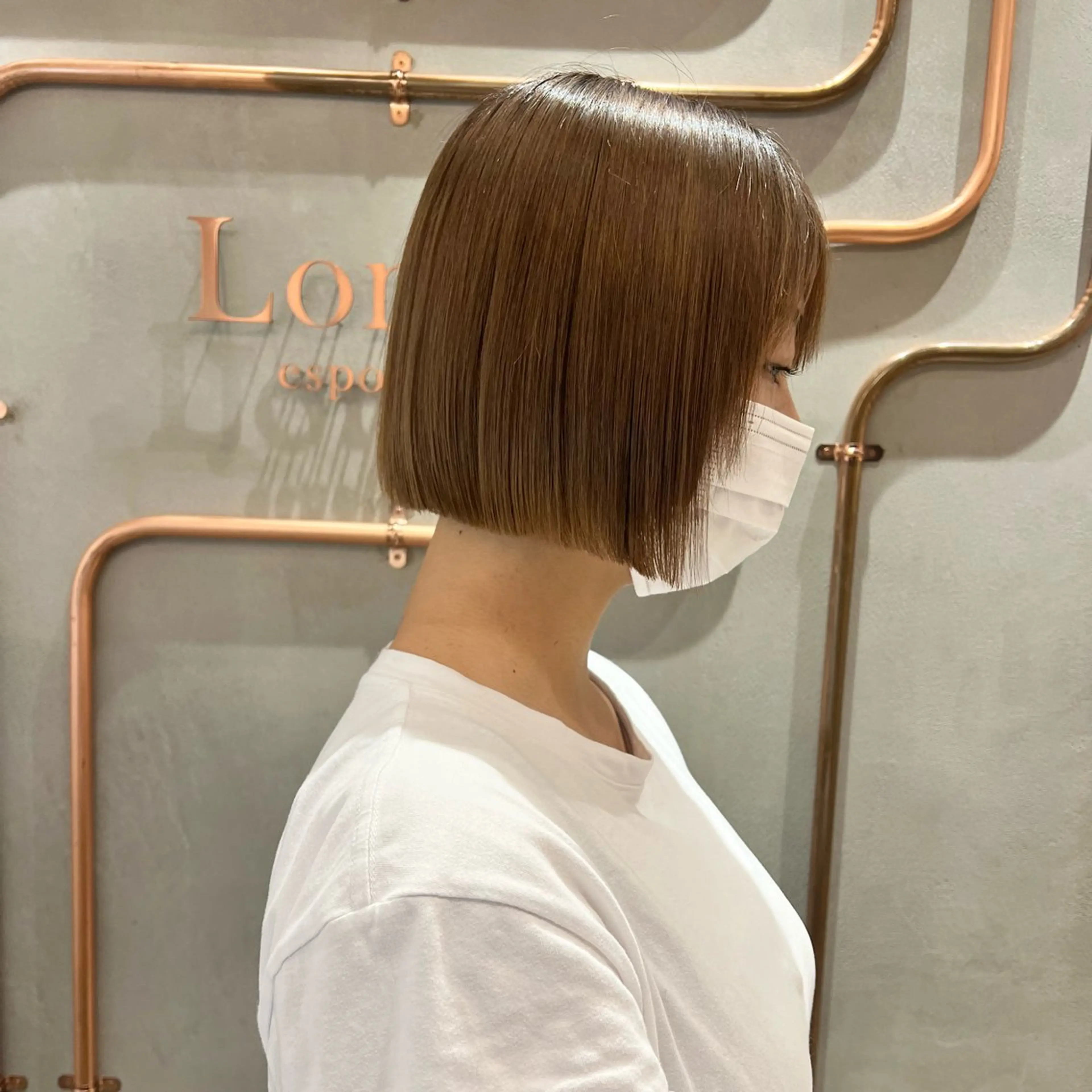 ショート 縮毛矯正 カット 縮毛矯正 トリートメント ボブ/巻ける縮毛矯正 /韓国レイヤーはなのヘアスタイル