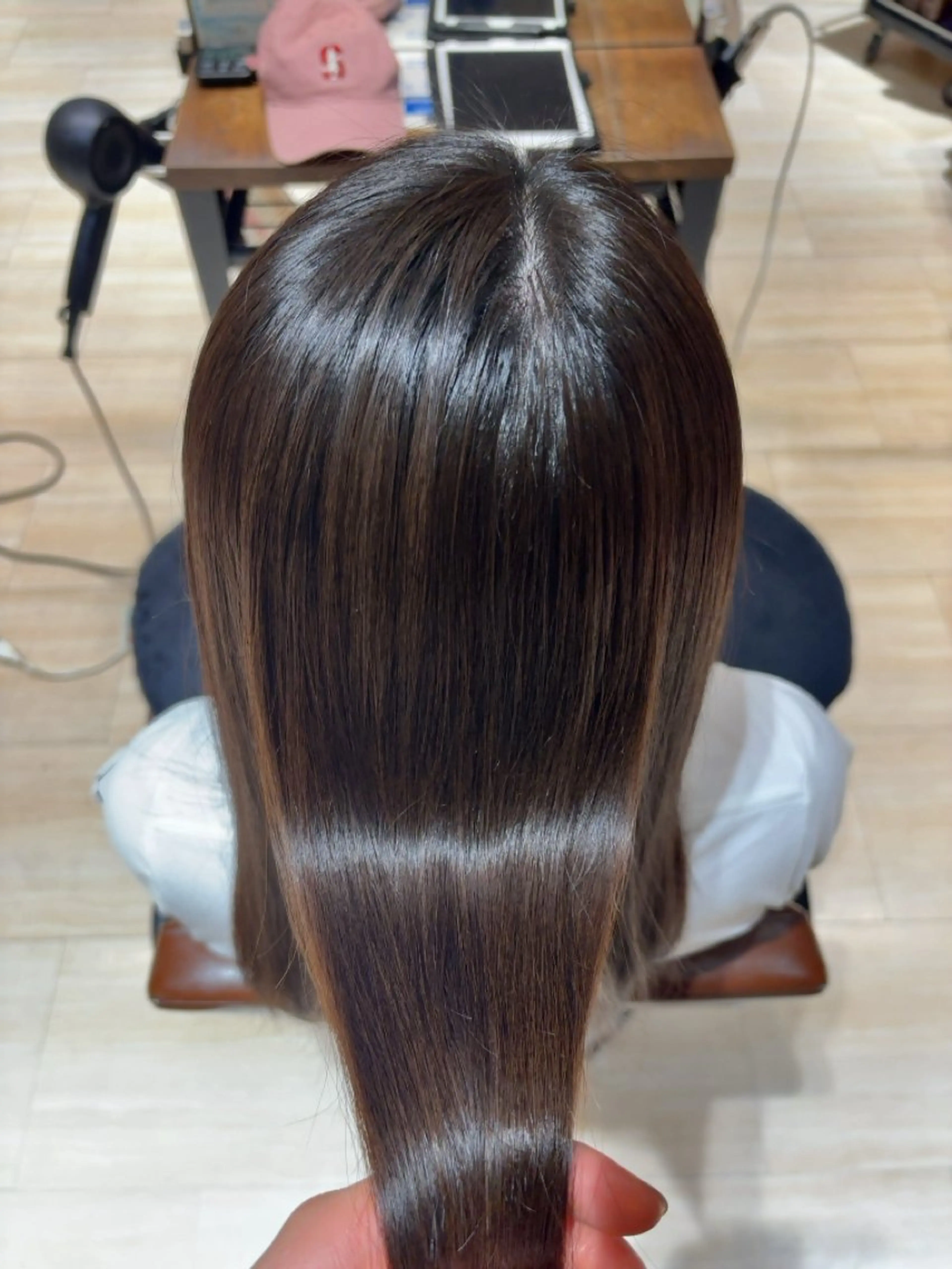 セミロング トリートメント 🤍艶髪透明感 カラー/直井優花🤍のヘアスタイル