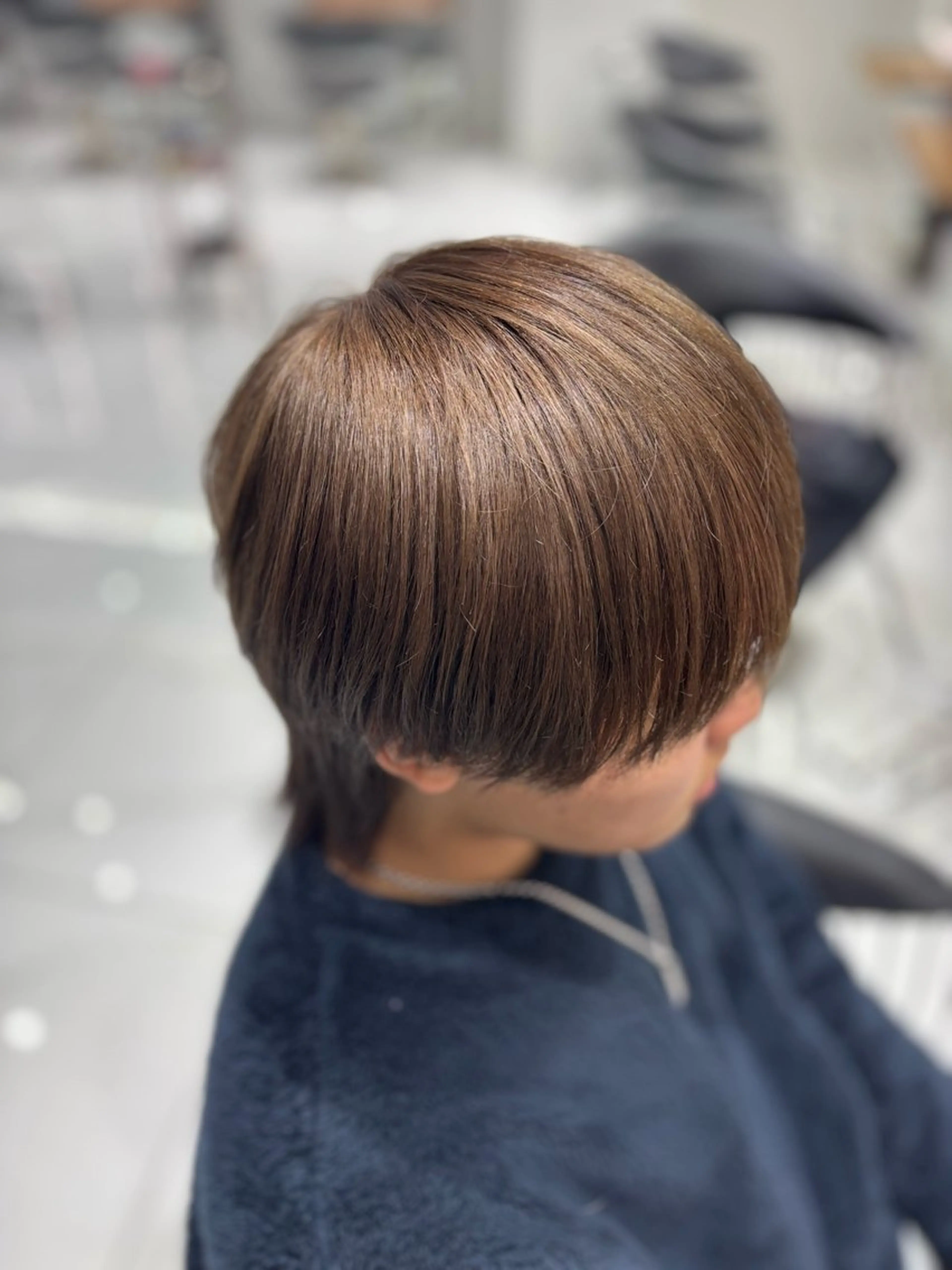 カラー メンズ ブラウンカラー ナチュラルブラウン ヘアカラー Miyu's Shibuya Flag所属・ねね🦖 /ブリーチカラーのヘアスタイル