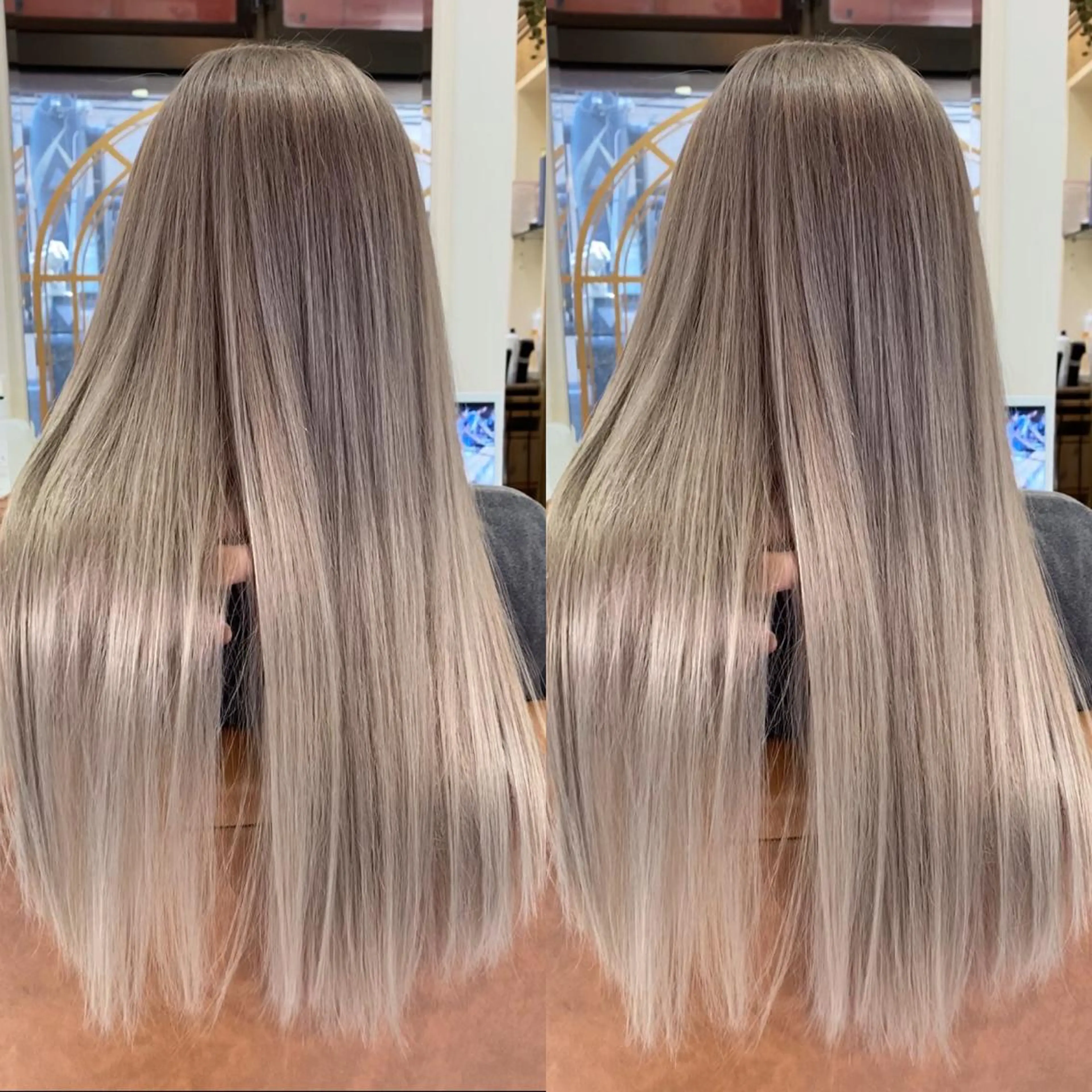 ロング カラー グラデーションカラー yosuke 梅田/バレイヤージュのヘアスタイル