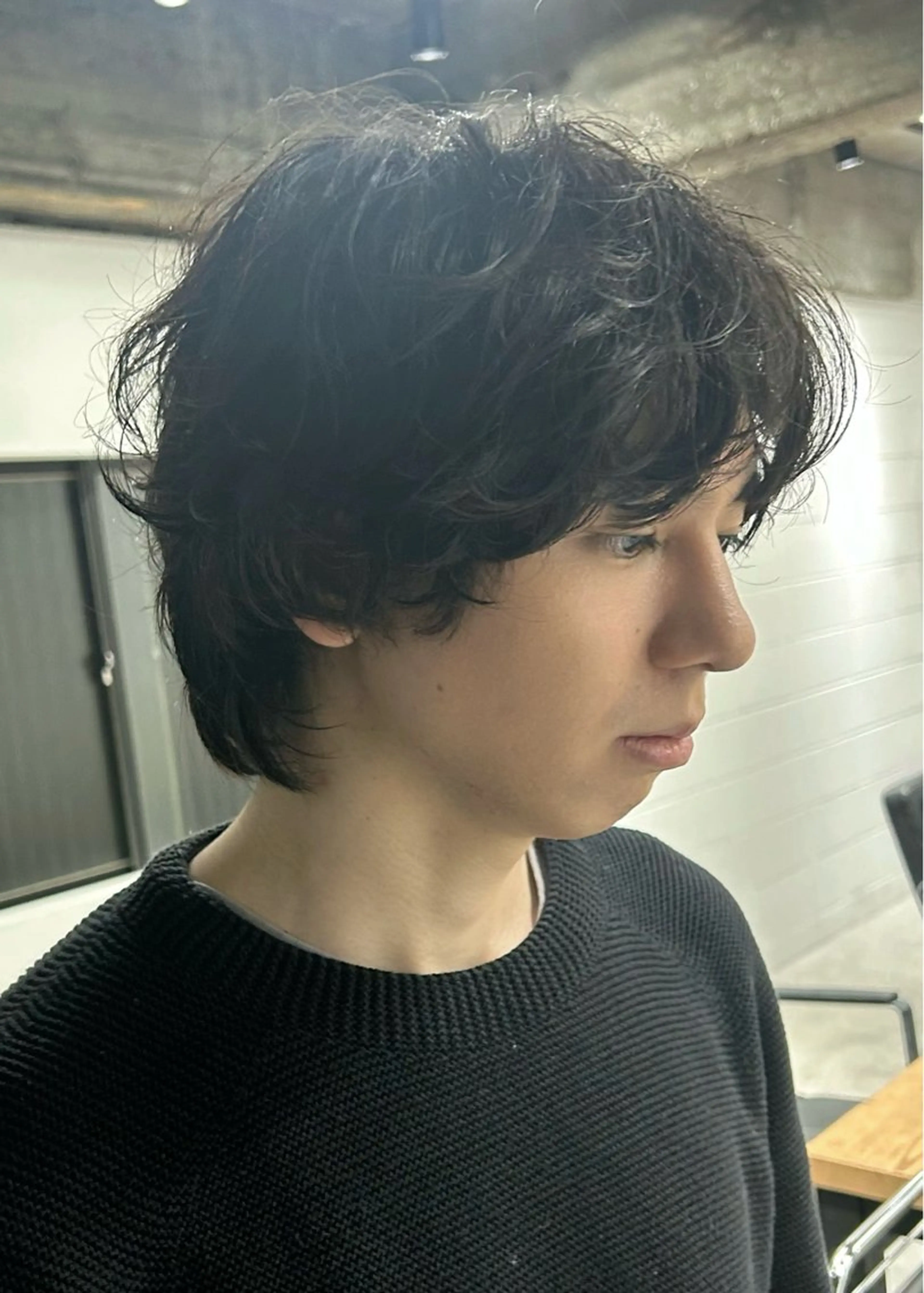 ショート パーマ メンズ fifth 原宿　【フィフス】所属・fifth/メンズ パーマ/川﨑泰就のヘアスタイル